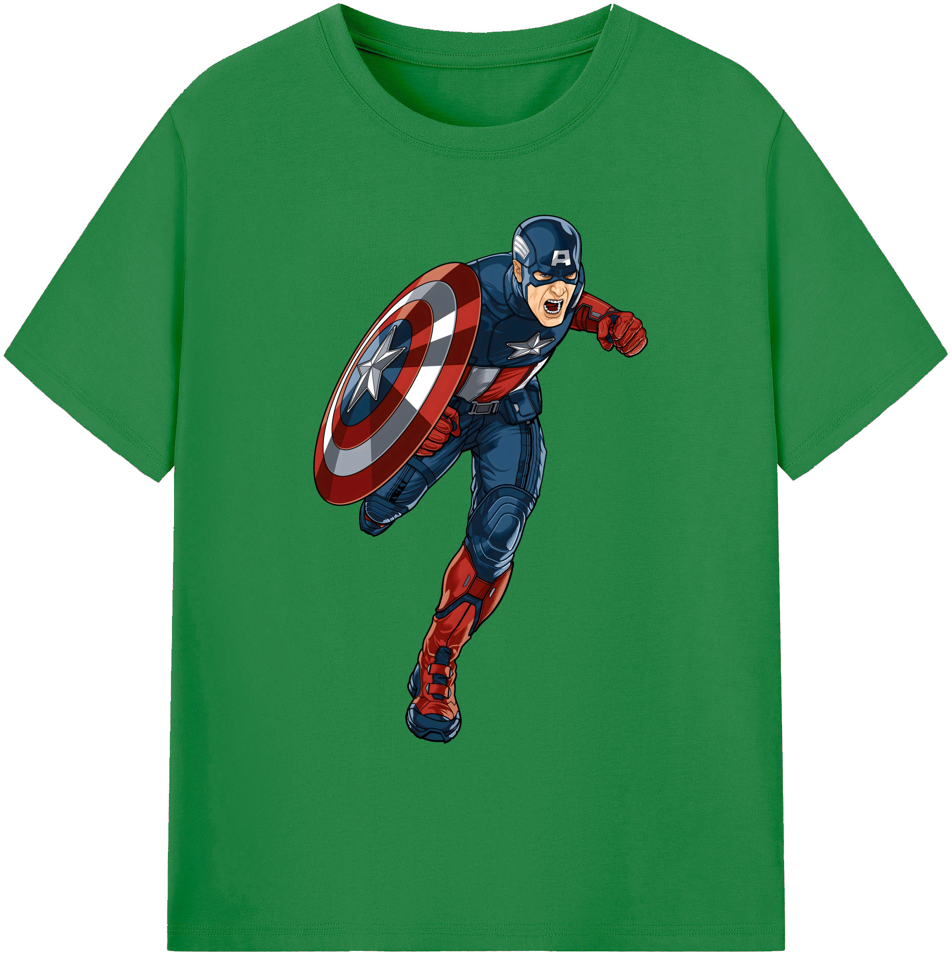 （画像用） アベンジャーズ The Avengers 綿100％ メンズ半袖Tシャツ｜肌触りやわらか＆通気性