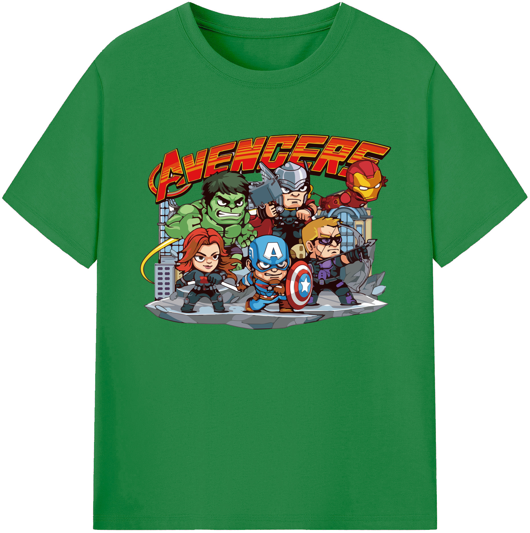 （画像用） アベンジャーズ The Avengers 綿100％ メンズ半袖Tシャツ｜肌触りやわらか＆通気性