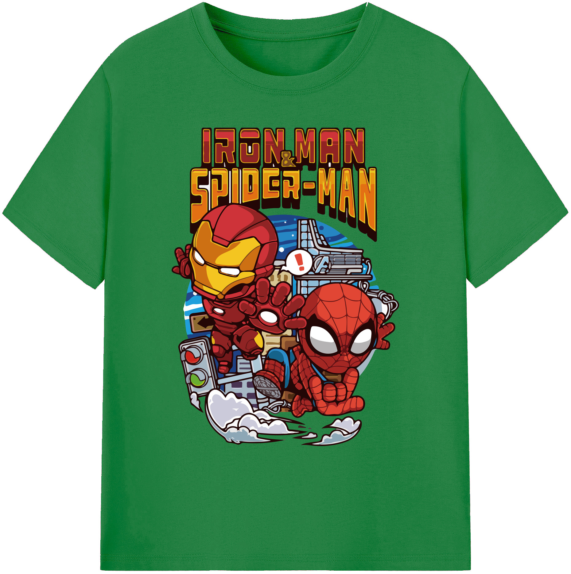 （画像用） アベンジャーズ The Avengers 綿100％ メンズ半袖Tシャツ｜肌触りやわらか＆通気性