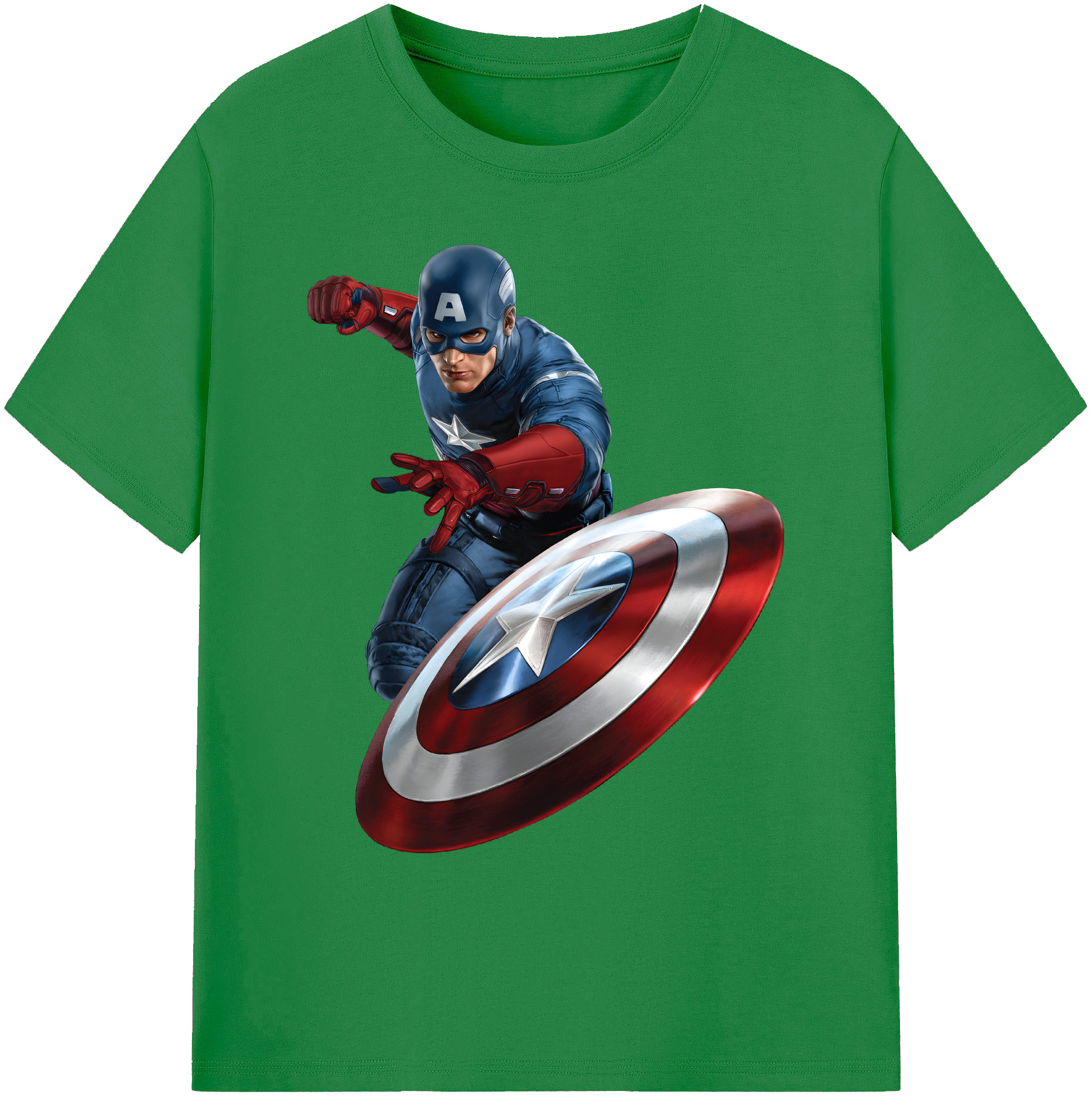 （画像用） アベンジャーズ The Avengers 綿100％ メンズ半袖Tシャツ｜肌触りやわらか＆通気性