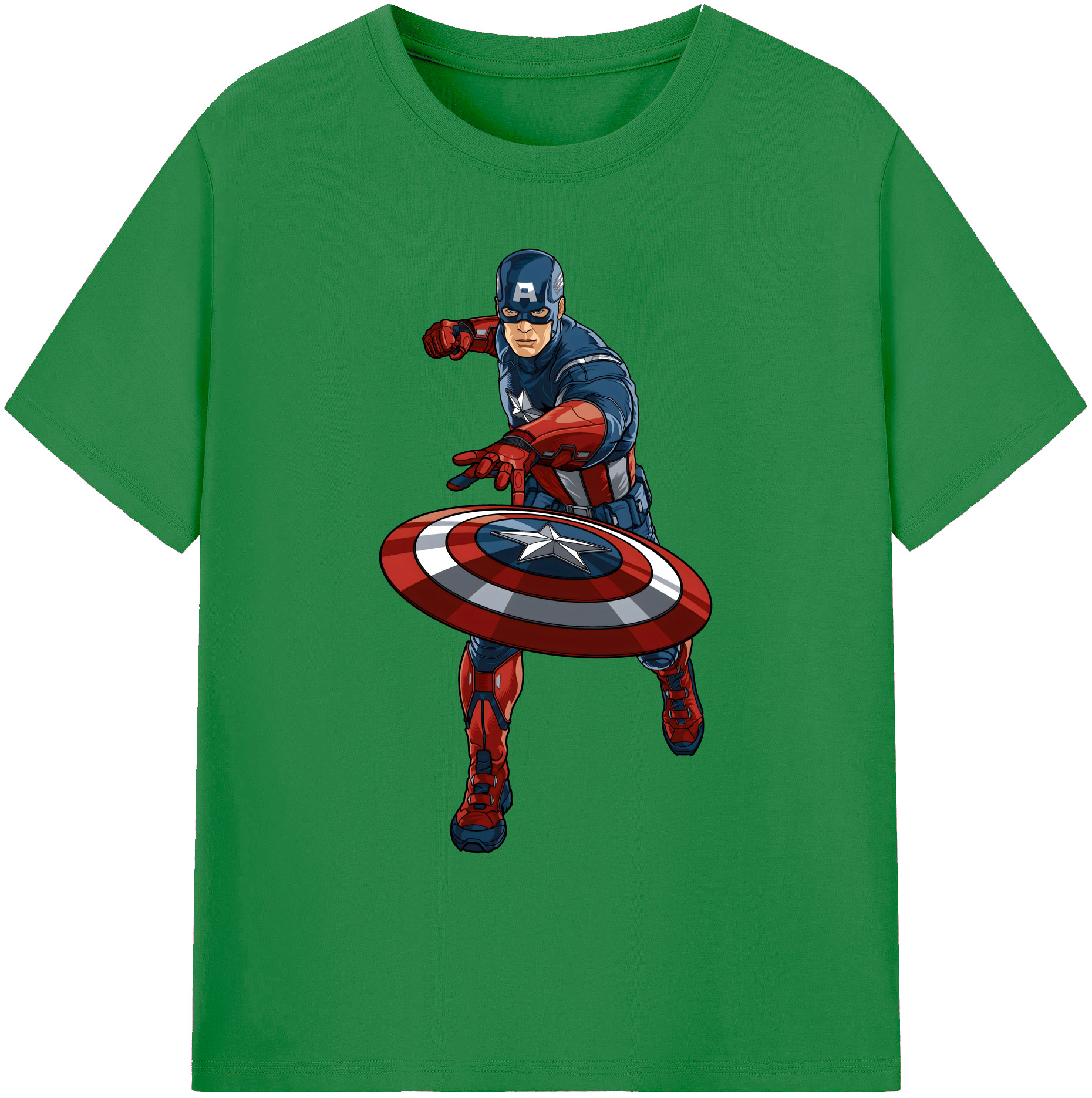 （画像用） アベンジャーズ The Avengers 綿100％ メンズ半袖Tシャツ｜肌触りやわらか＆通気性