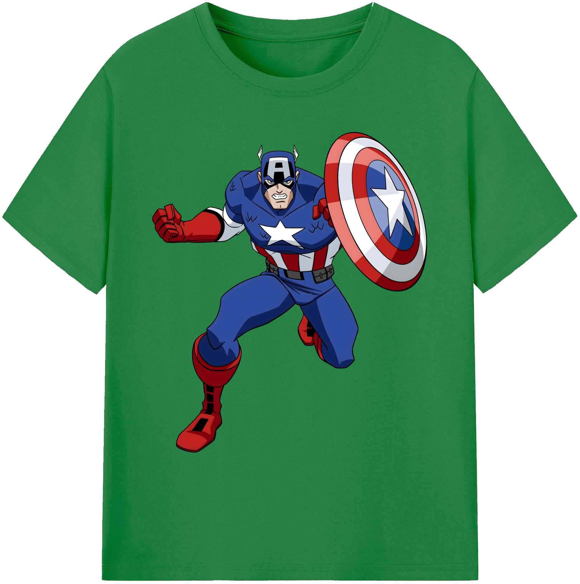 （画像用） アベンジャーズ The Avengers 綿100％ メンズ半袖Tシャツ｜肌触りやわらか＆通気性
