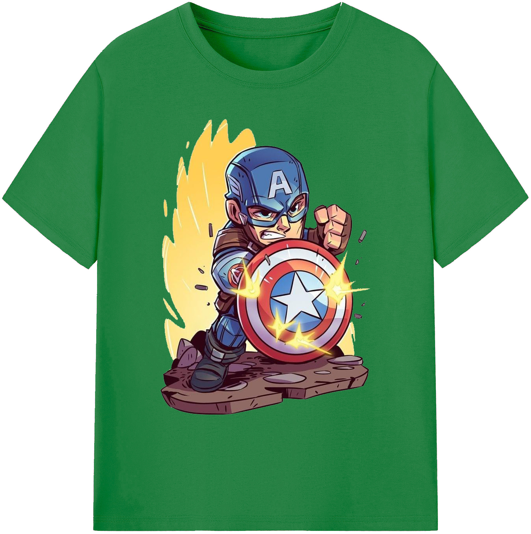 （画像用） アベンジャーズ The Avengers 綿100％ メンズ半袖Tシャツ｜肌触りやわらか＆通気性