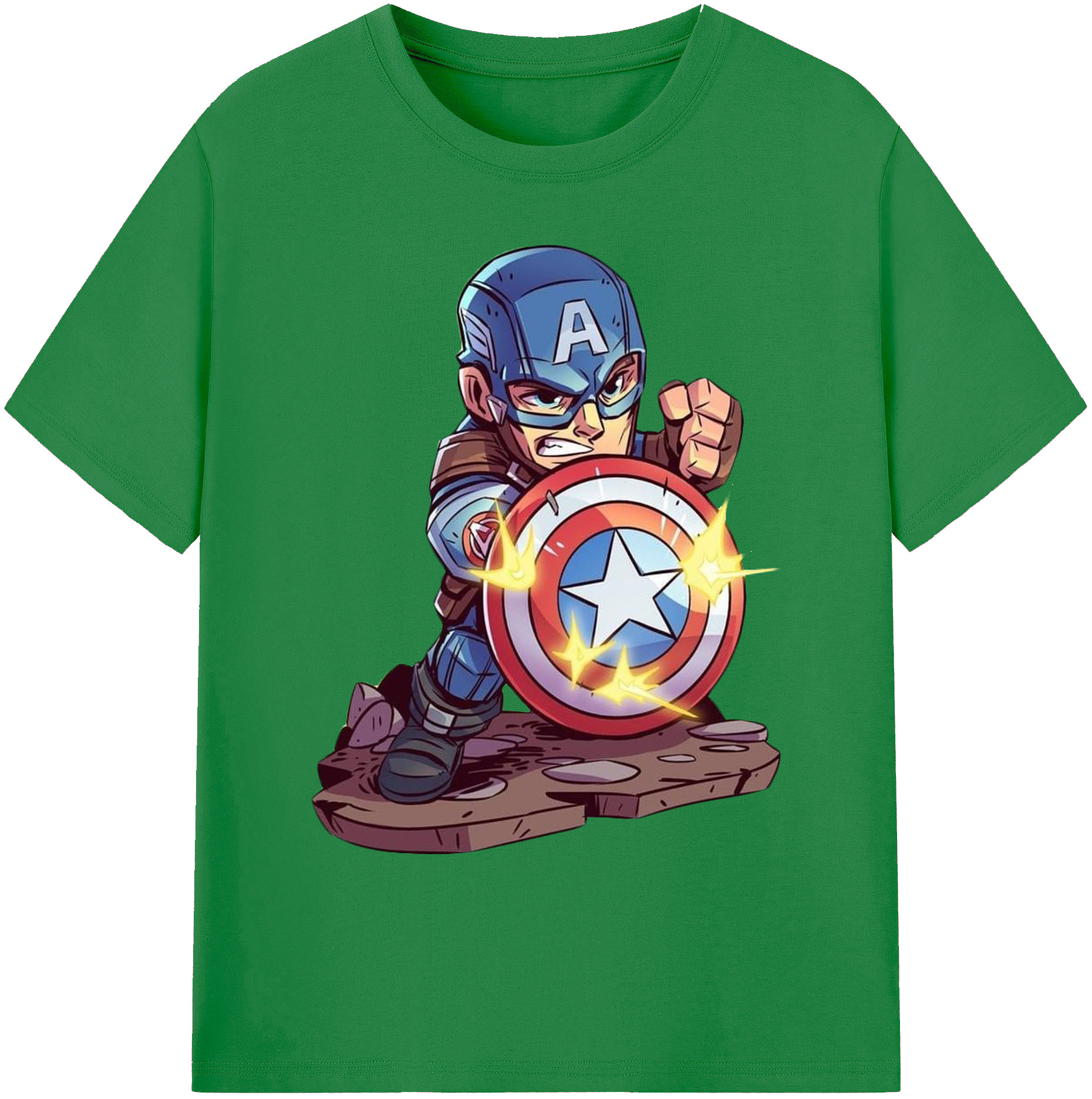 （画像用） アベンジャーズ The Avengers 綿100％ メンズ半袖Tシャツ｜肌触りやわらか＆通気性