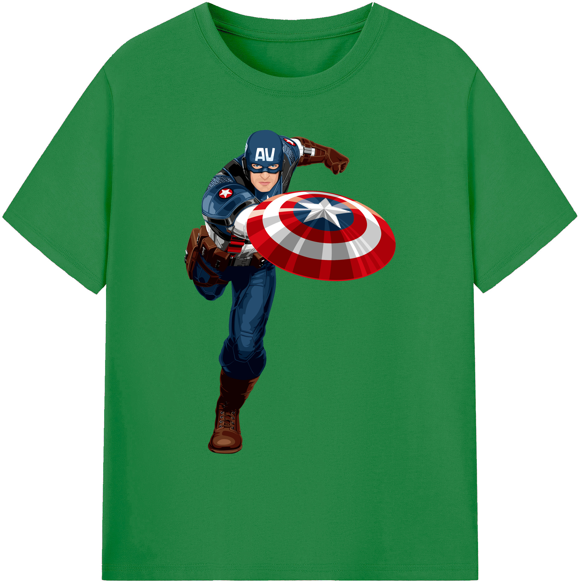 （画像用） アベンジャーズ The Avengers 綿100％ メンズ半袖Tシャツ｜肌触りやわらか＆通気性