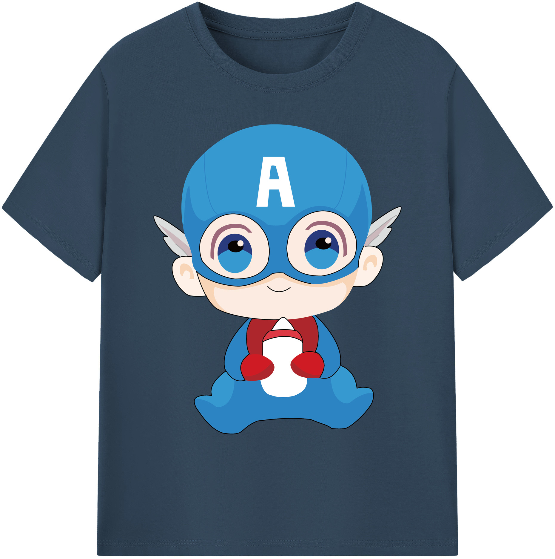 （画像用） アベンジャーズ The Avengers 綿100％ メンズ半袖Tシャツ｜肌触りやわらか＆通気性