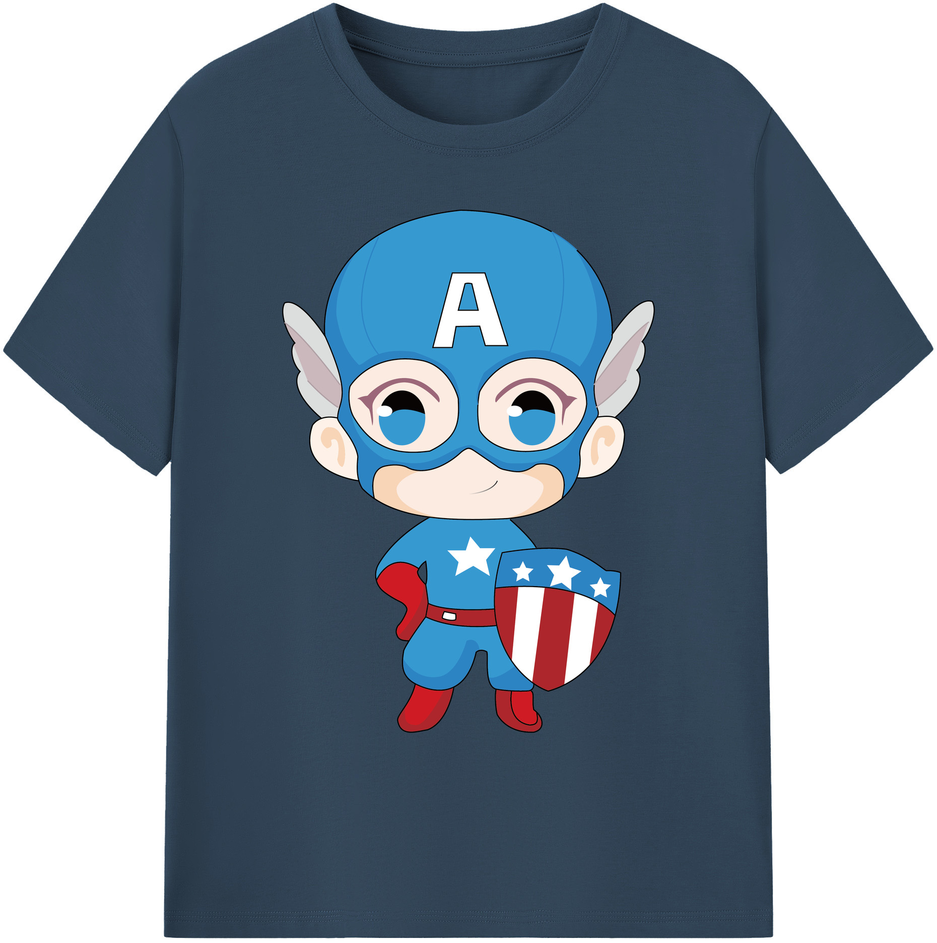（画像用） アベンジャーズ The Avengers 綿100％ メンズ半袖Tシャツ｜肌触りやわらか＆通気性