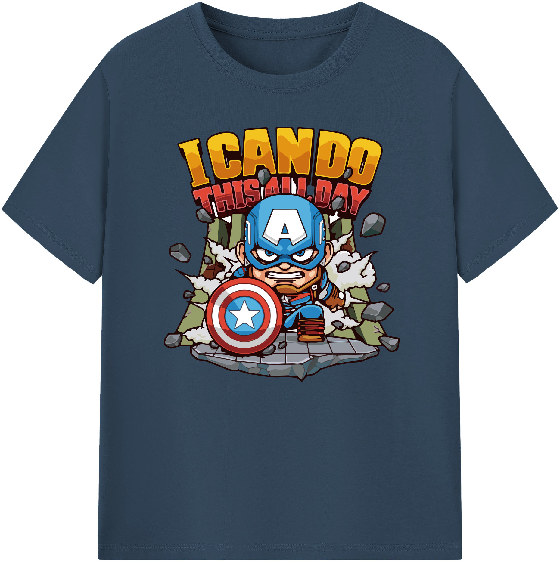 （画像用） アベンジャーズ The Avengers 綿100％ メンズ半袖Tシャツ｜肌触りやわらか＆通気性