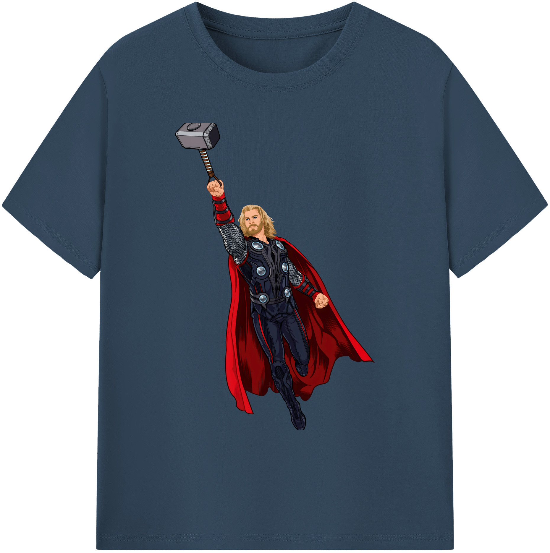 （画像用） アベンジャーズ The Avengers 綿100％ メンズ半袖Tシャツ｜肌触りやわらか＆通気性