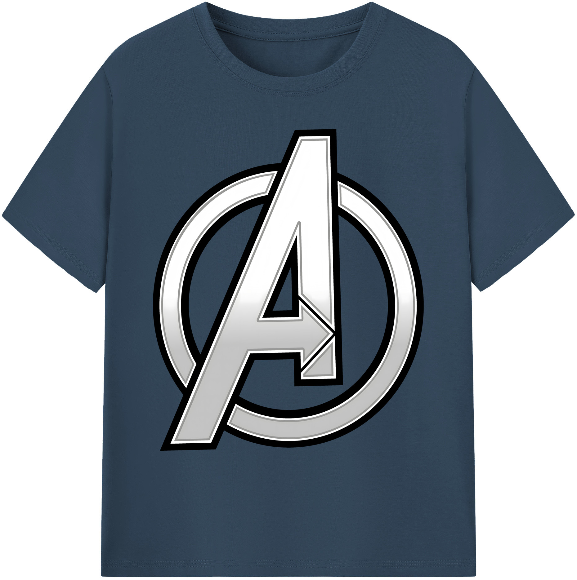 （画像用） アベンジャーズ The Avengers 綿100％ メンズ半袖Tシャツ｜肌触りやわらか＆通気性