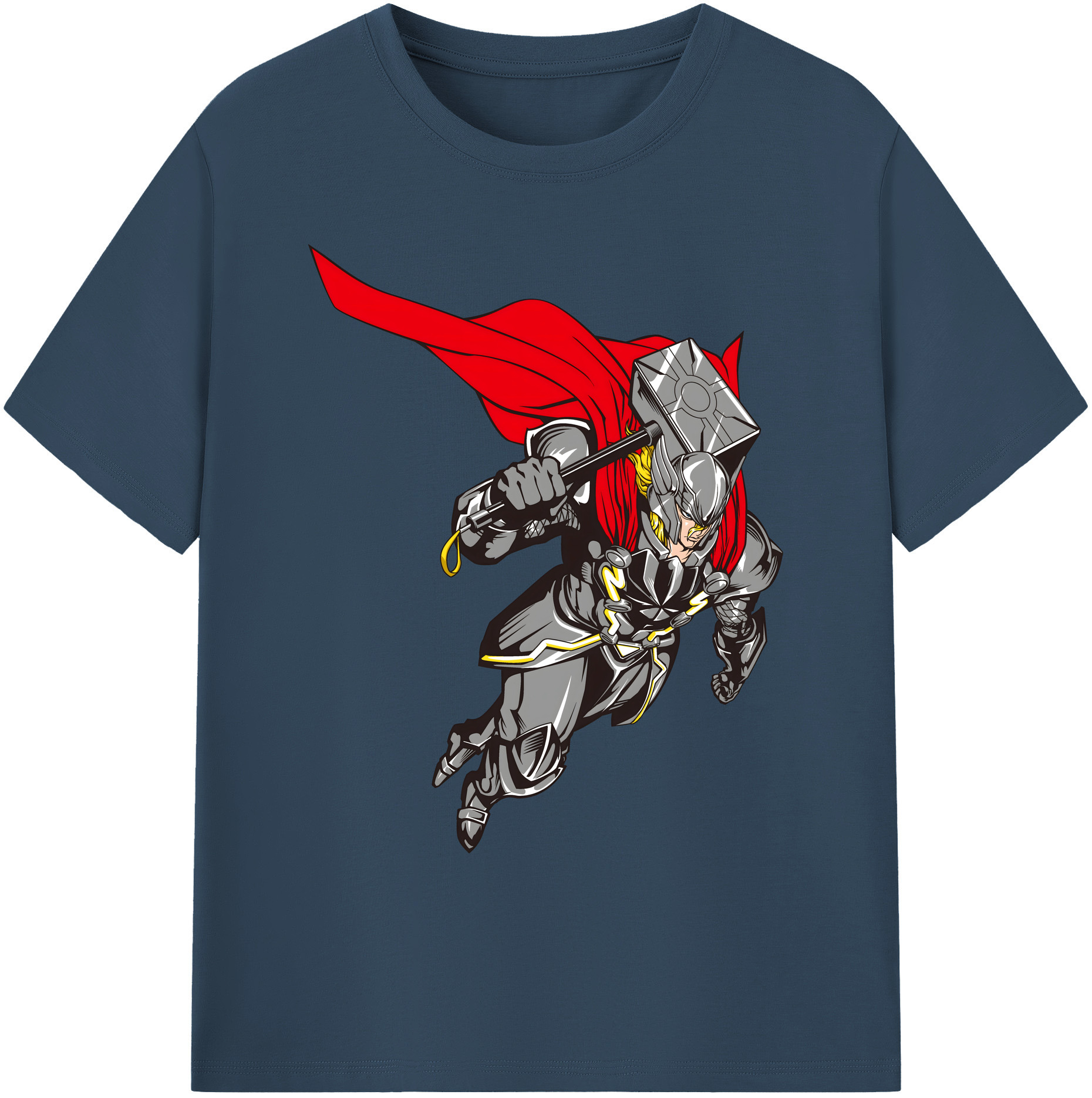 （画像用） アベンジャーズ The Avengers 綿100％ メンズ半袖Tシャツ｜肌触りやわらか＆通気性
