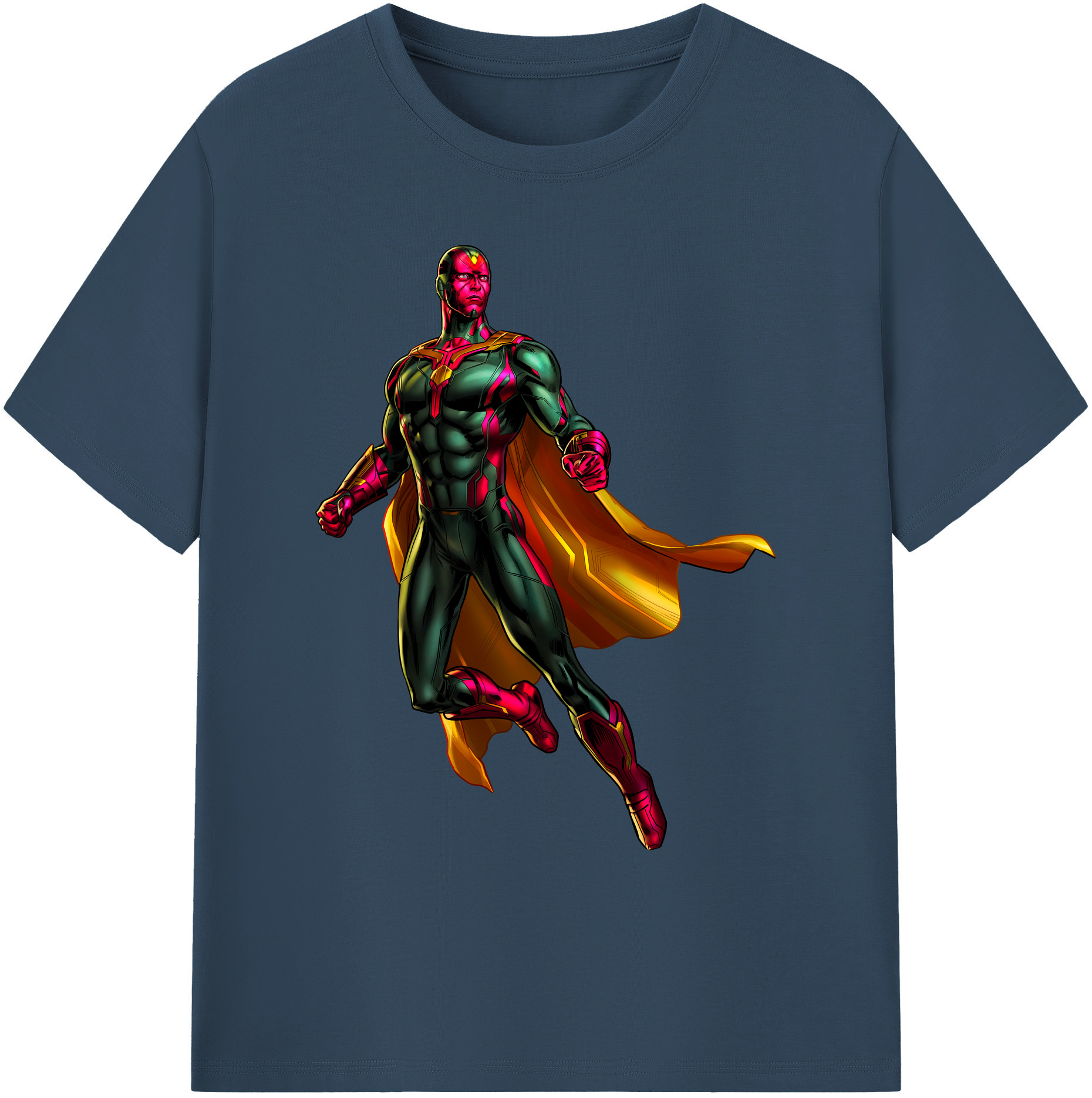 （画像用） アベンジャーズ The Avengers 綿100％ メンズ半袖Tシャツ｜肌触りやわらか＆通気性