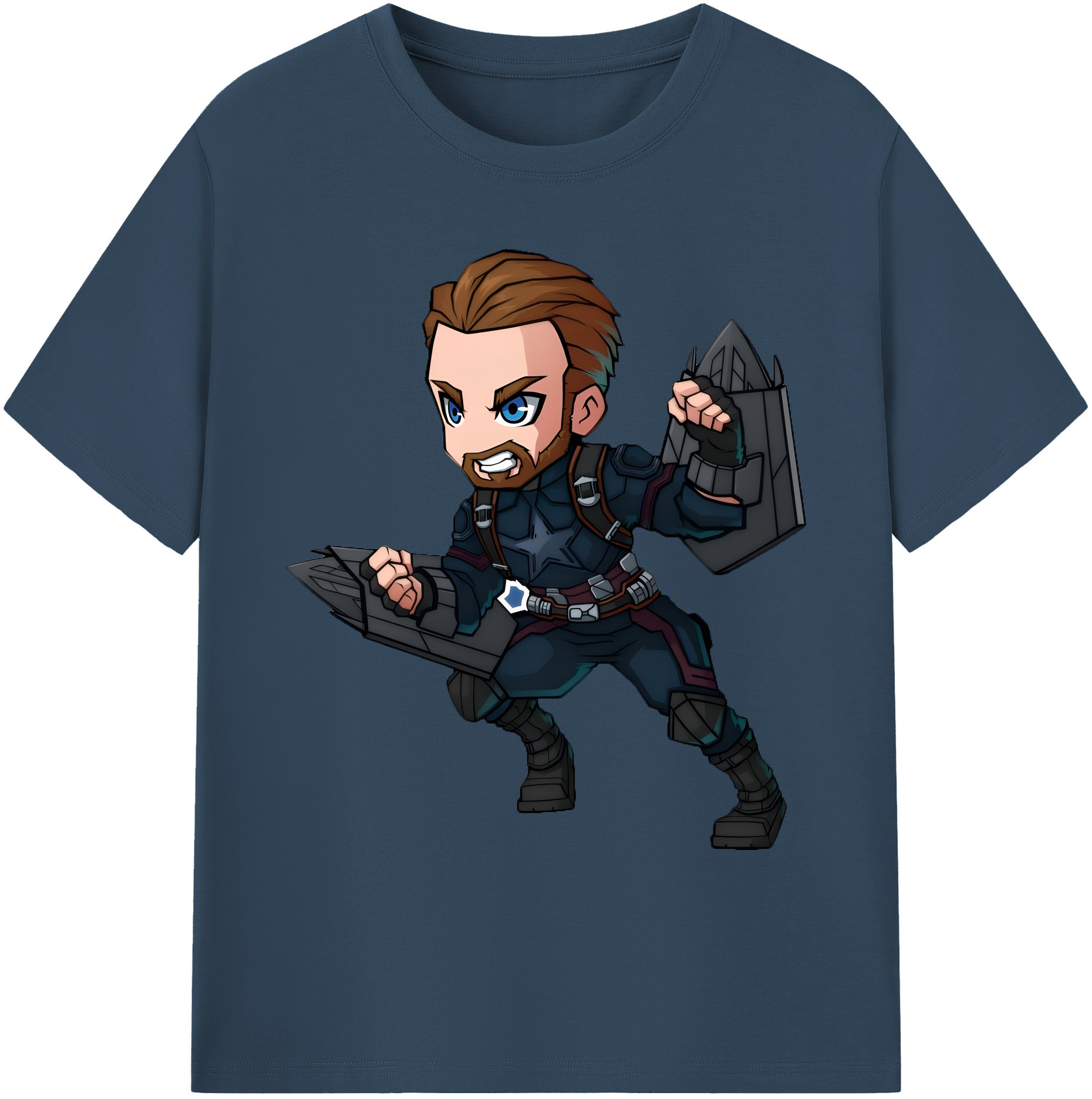 （画像用） アベンジャーズ The Avengers 綿100％ メンズ半袖Tシャツ｜肌触りやわらか＆通気性