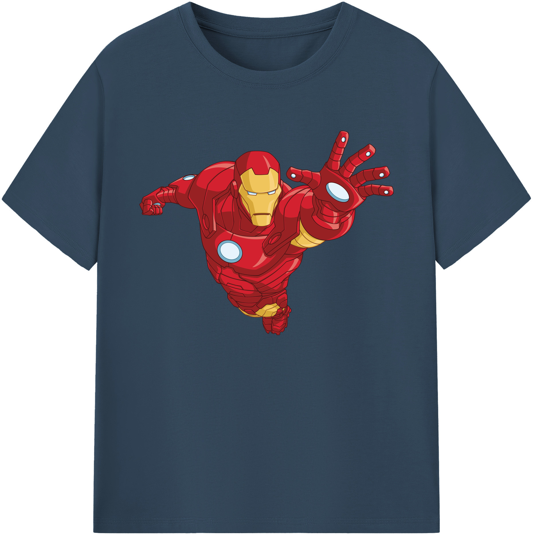 （画像用） アベンジャーズ The Avengers 綿100％ メンズ半袖Tシャツ｜肌触りやわらか＆通気性