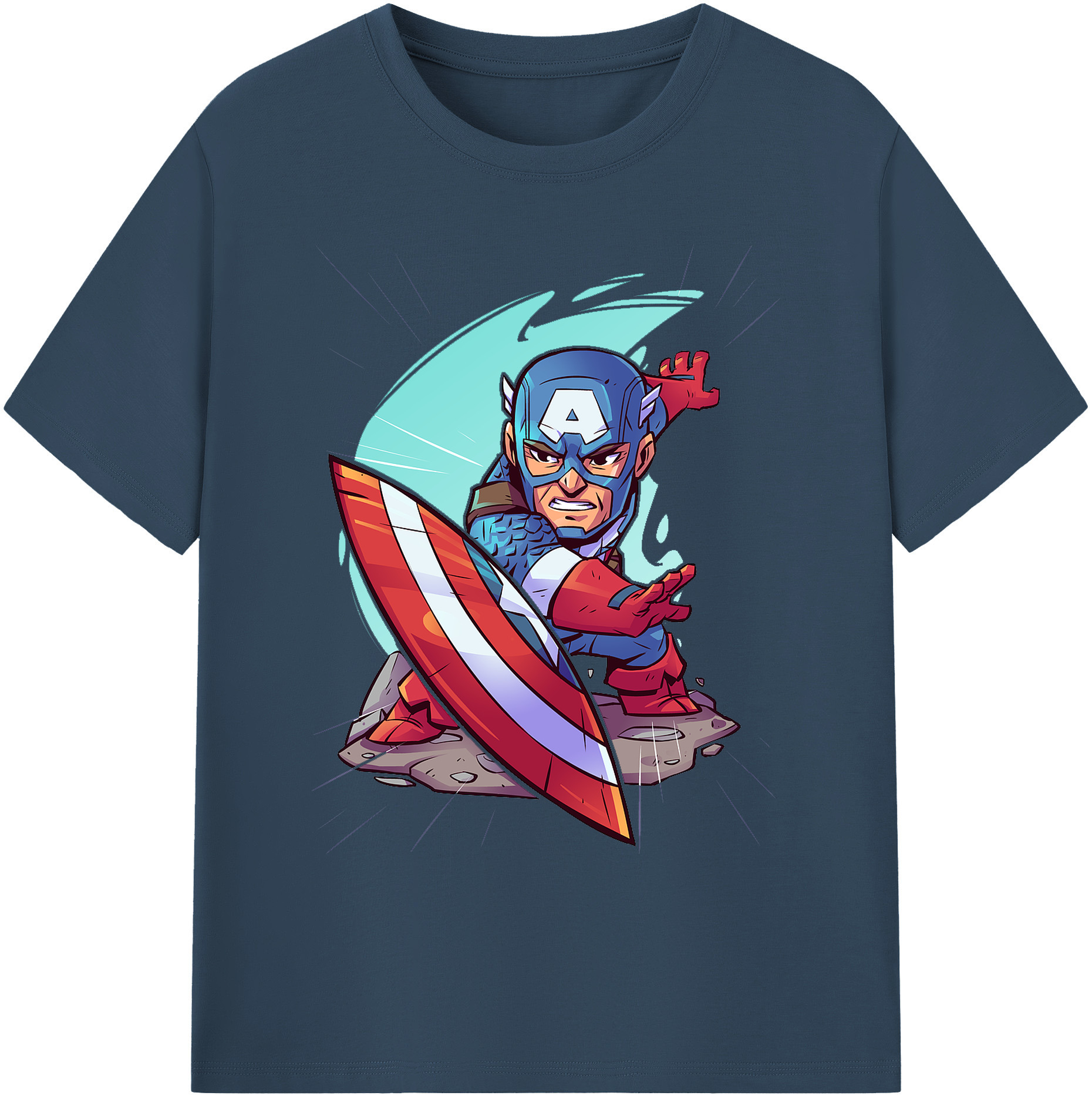 （画像用） アベンジャーズ The Avengers 綿100％ メンズ半袖Tシャツ｜肌触りやわらか＆通気性