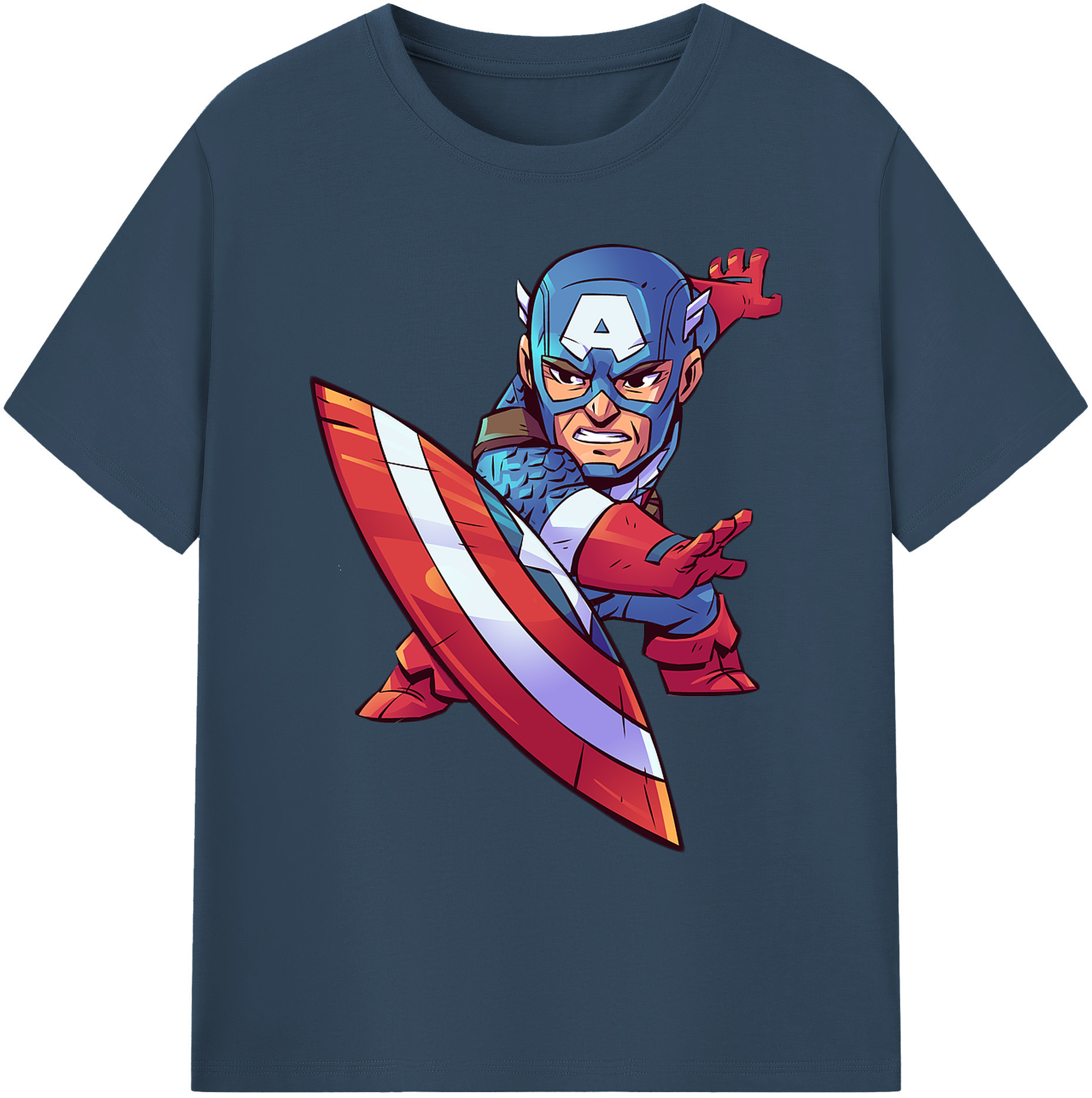 （画像用） アベンジャーズ The Avengers 綿100％ メンズ半袖Tシャツ｜肌触りやわらか＆通気性