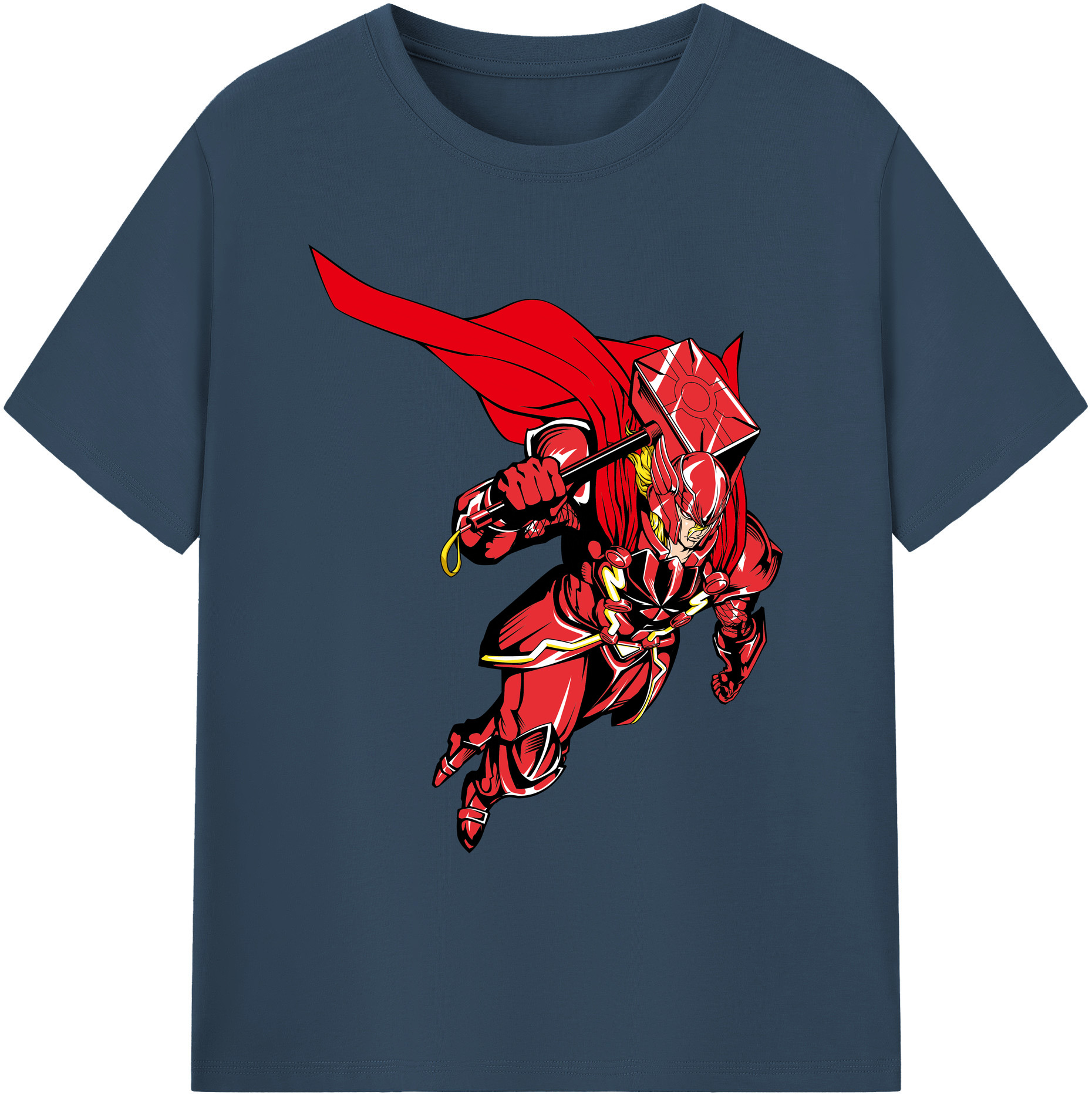 （画像用） アベンジャーズ The Avengers 綿100％ メンズ半袖Tシャツ｜肌触りやわらか＆通気性