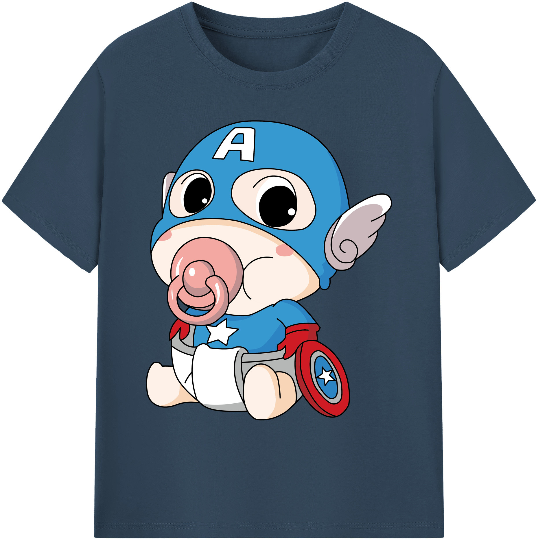（画像用） アベンジャーズ The Avengers 綿100％ メンズ半袖Tシャツ｜肌触りやわらか＆通気性