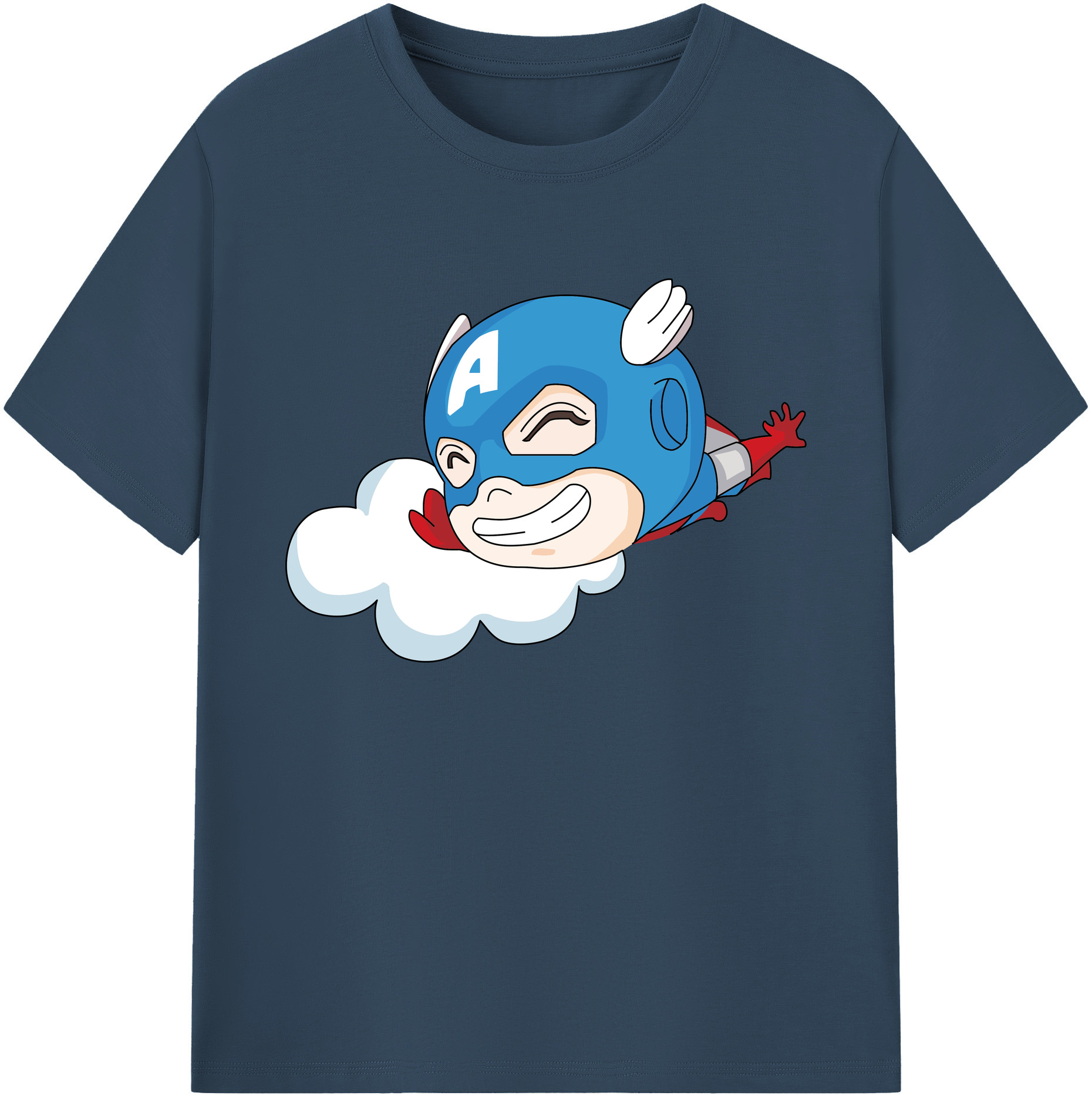 （画像用） アベンジャーズ The Avengers 綿100％ メンズ半袖Tシャツ｜肌触りやわらか＆通気性