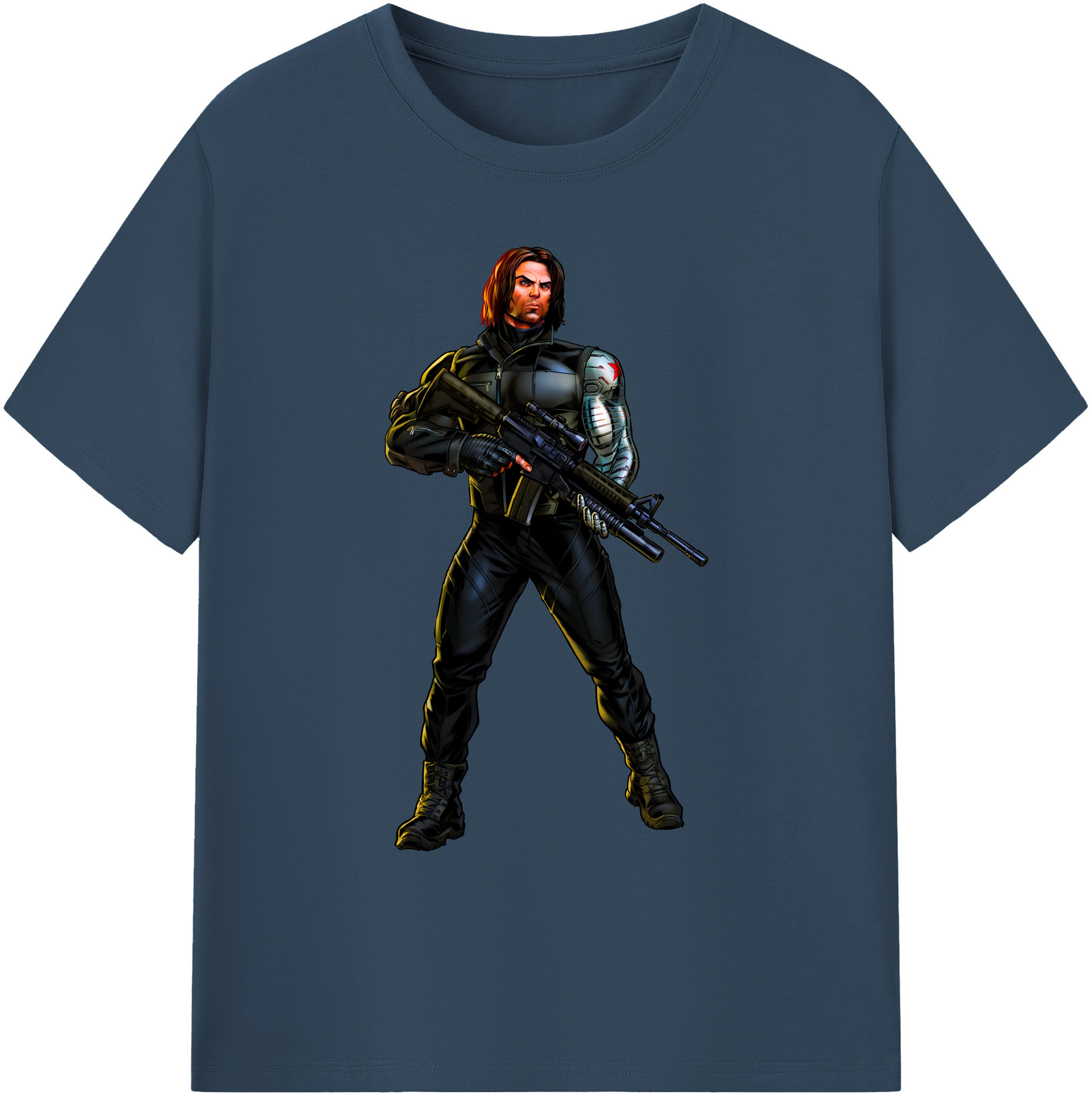 （画像用） アベンジャーズ The Avengers 綿100％ メンズ半袖Tシャツ｜肌触りやわらか＆通気性