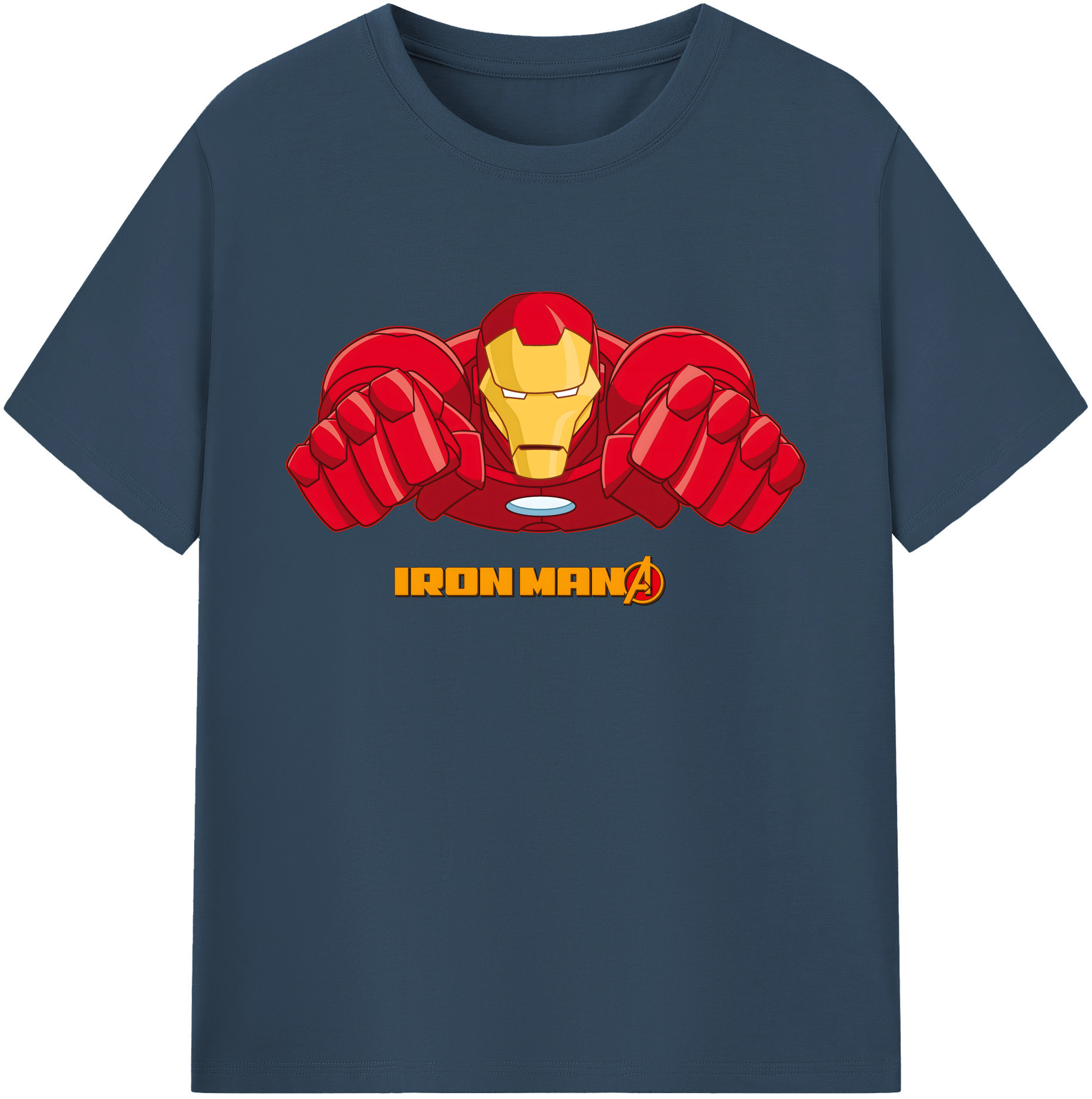 （画像用） アベンジャーズ The Avengers 綿100％ メンズ半袖Tシャツ｜肌触りやわらか＆通気性