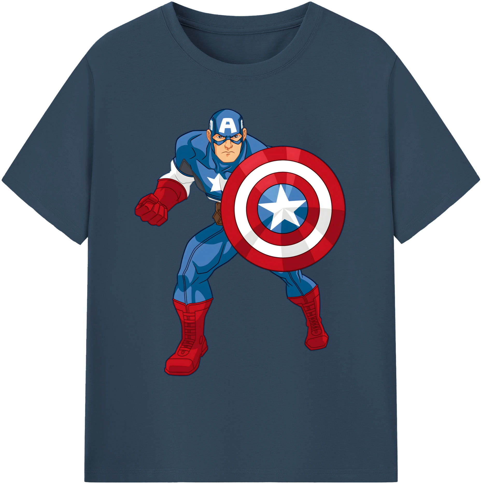 （画像用） アベンジャーズ The Avengers 綿100％ メンズ半袖Tシャツ｜肌触りやわらか＆通気性