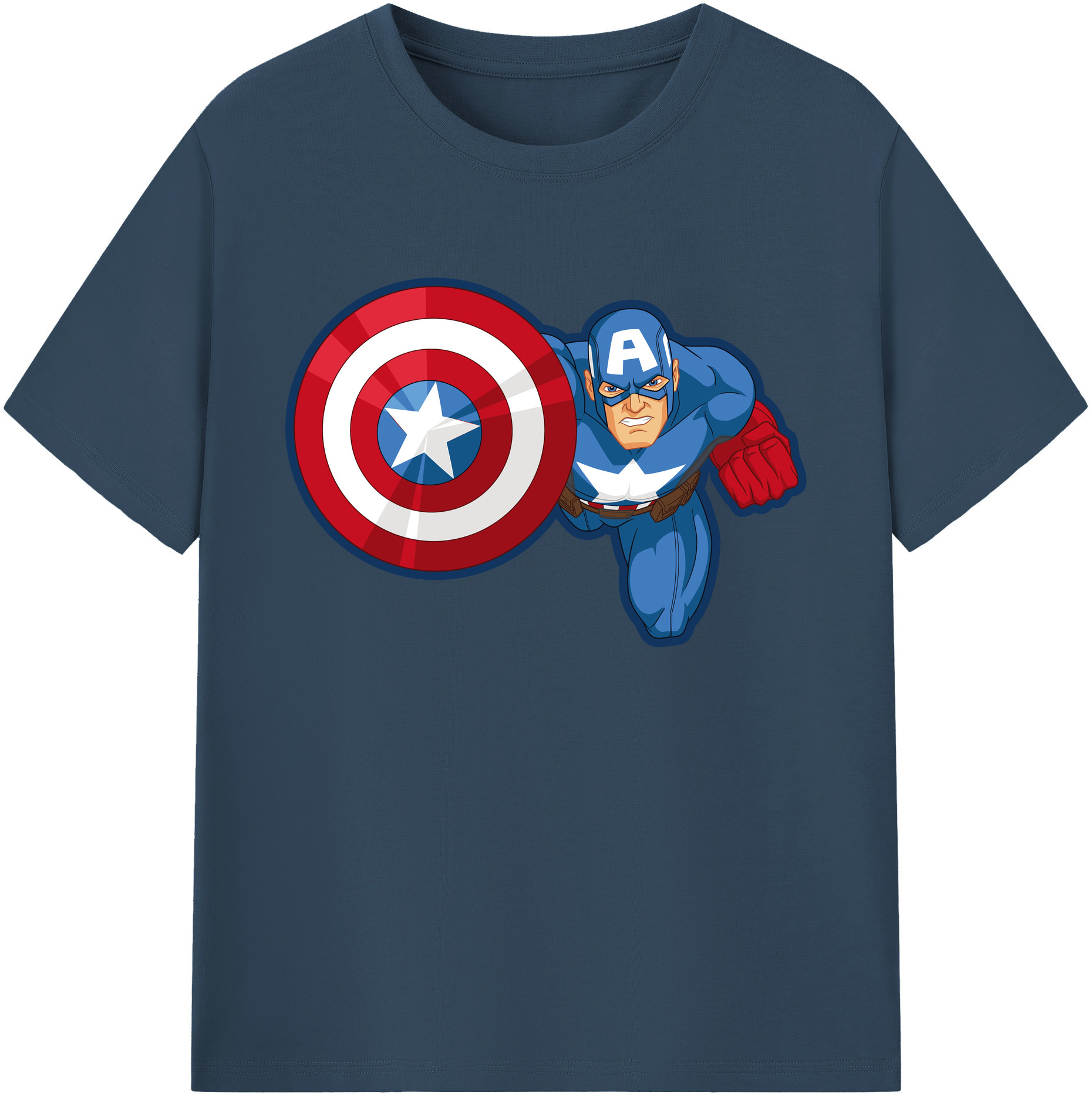 （画像用） アベンジャーズ The Avengers 綿100％ メンズ半袖Tシャツ｜肌触りやわらか＆通気性