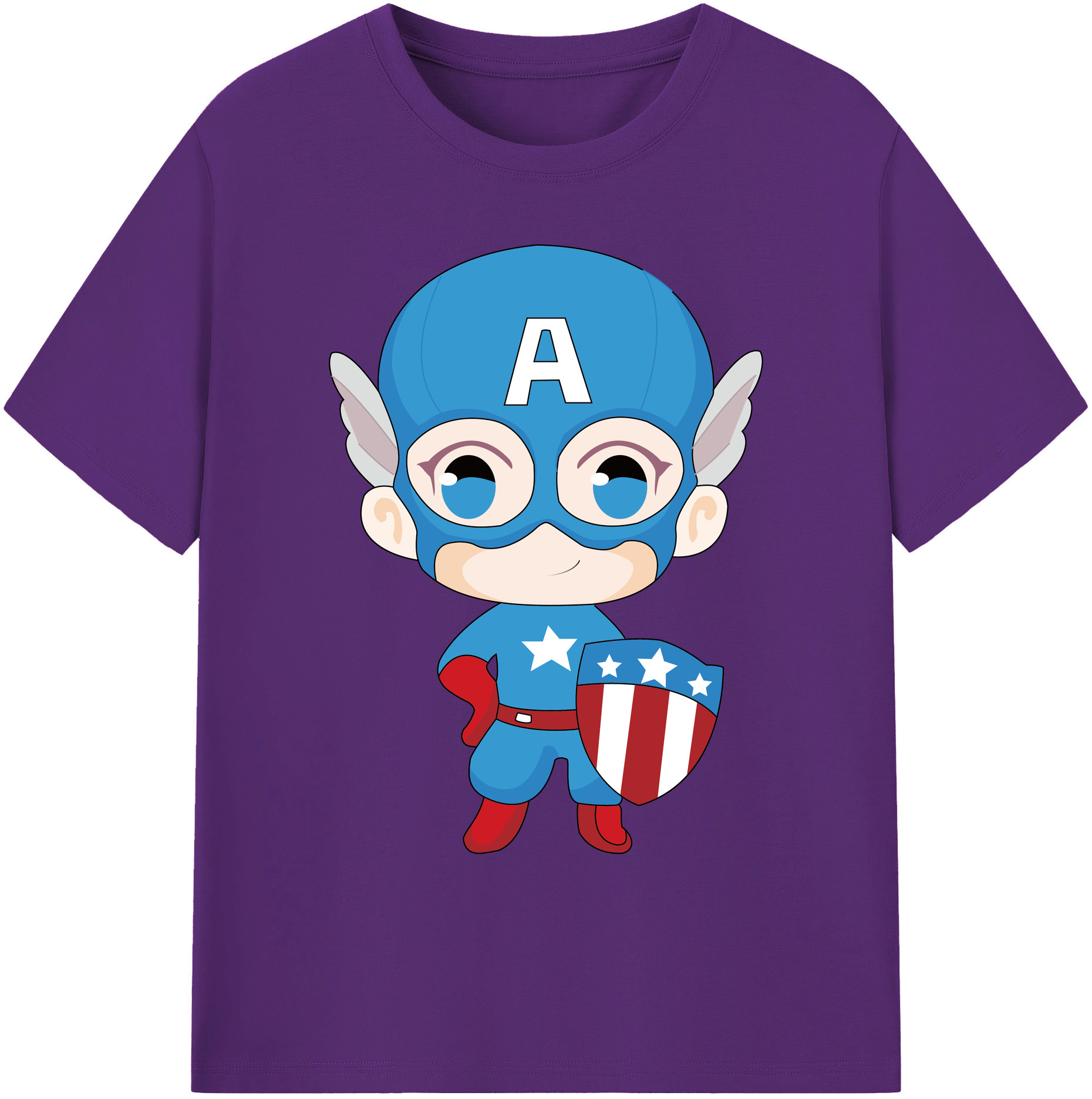 （画像用） アベンジャーズ The Avengers 綿100％ メンズ半袖Tシャツ｜肌触りやわらか＆通気性