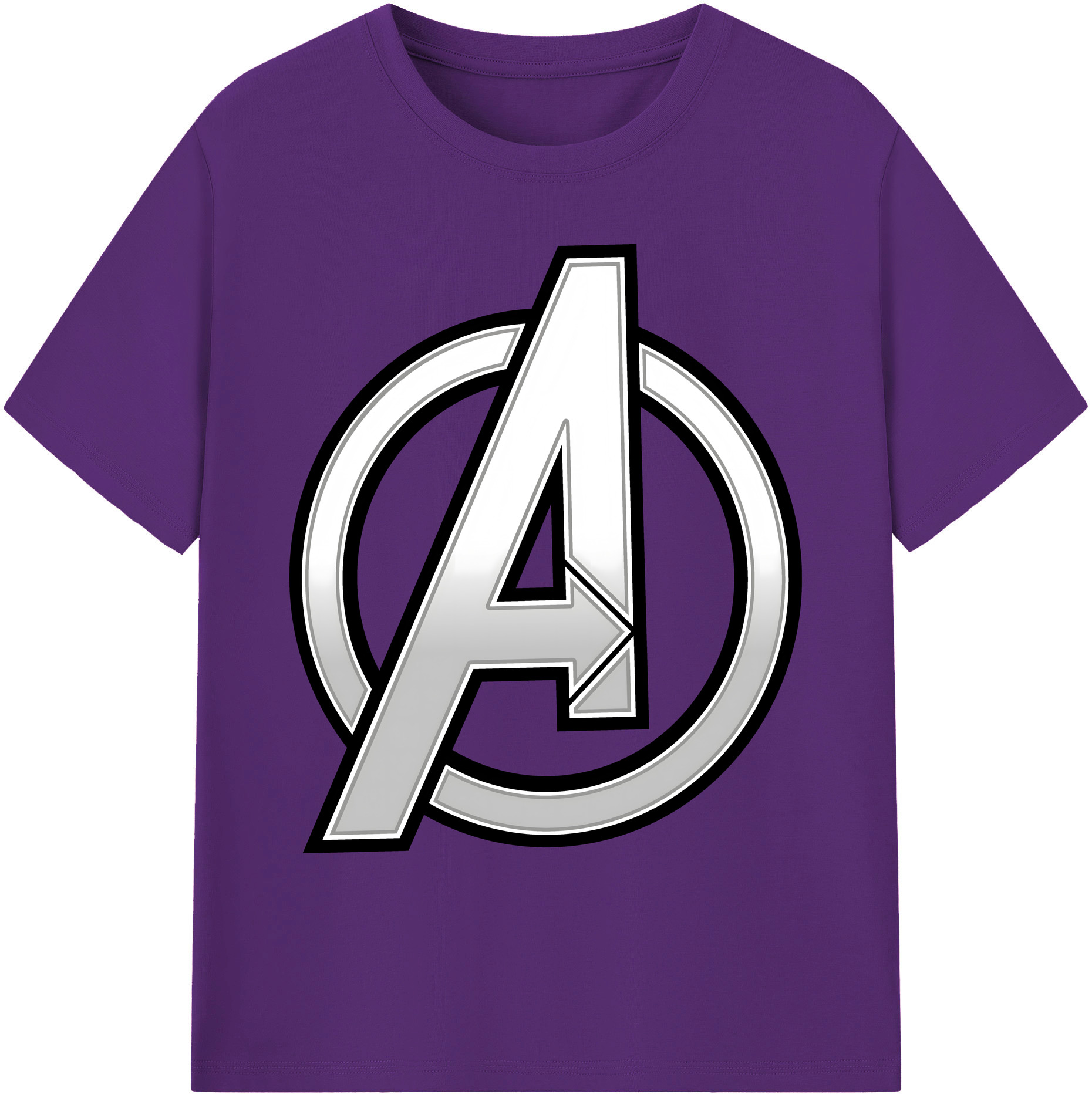 （画像用） アベンジャーズ The Avengers 綿100％ メンズ半袖Tシャツ｜肌触りやわらか＆通気性