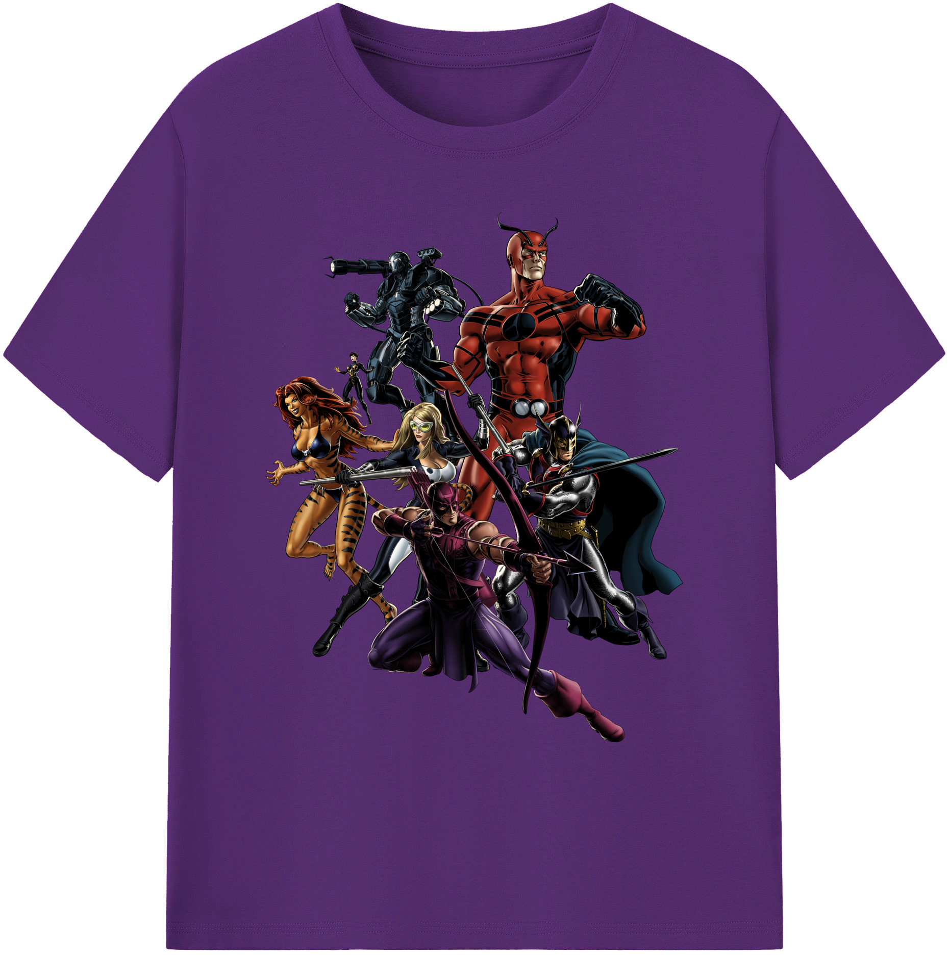 （画像用） アベンジャーズ The Avengers 綿100％ メンズ半袖Tシャツ｜肌触りやわらか＆通気性