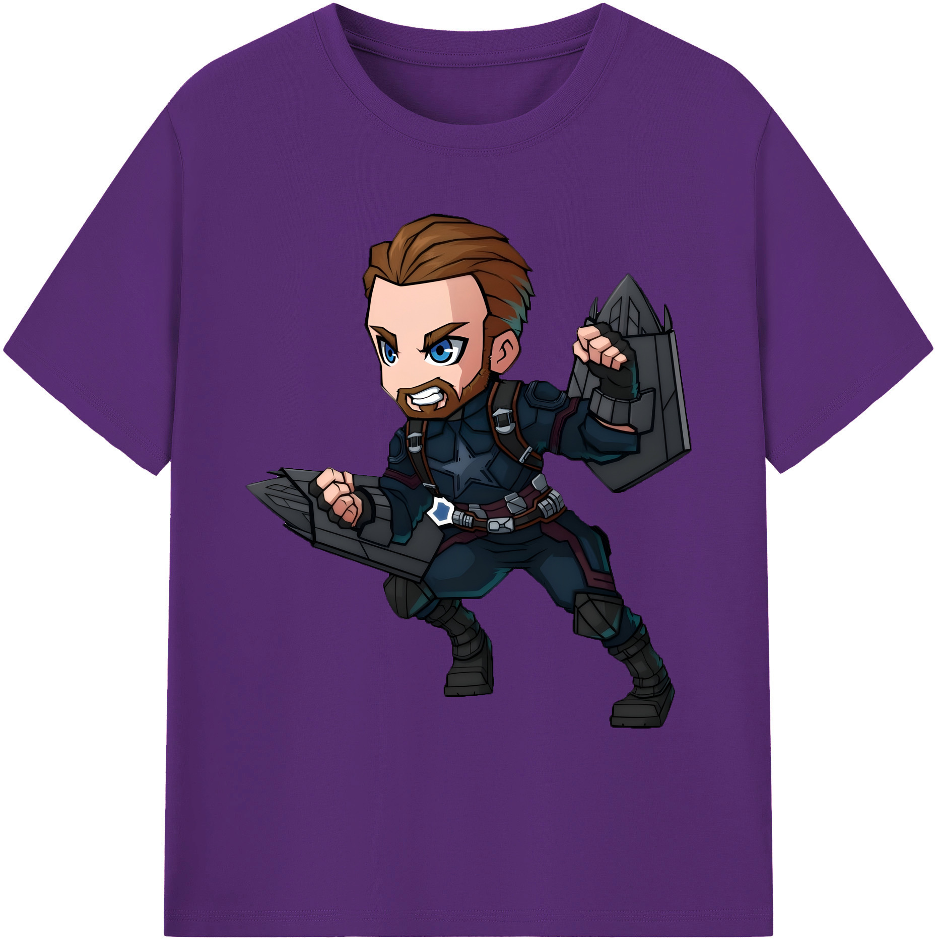 （画像用） アベンジャーズ The Avengers 綿100％ メンズ半袖Tシャツ｜肌触りやわらか＆通気性