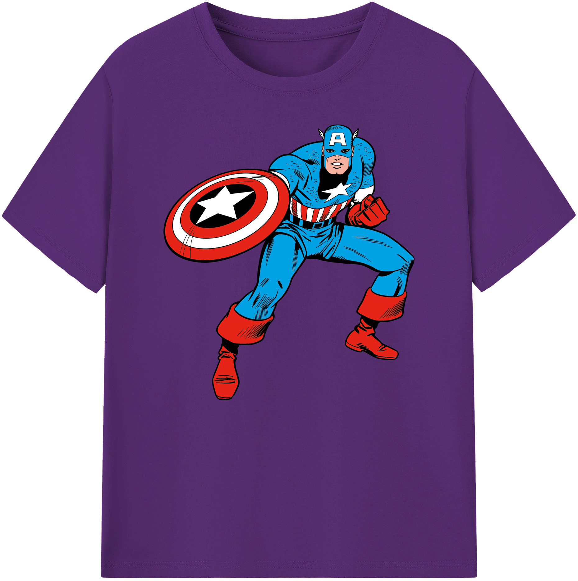 （画像用） アベンジャーズ The Avengers 綿100％ メンズ半袖Tシャツ｜肌触りやわらか＆通気性