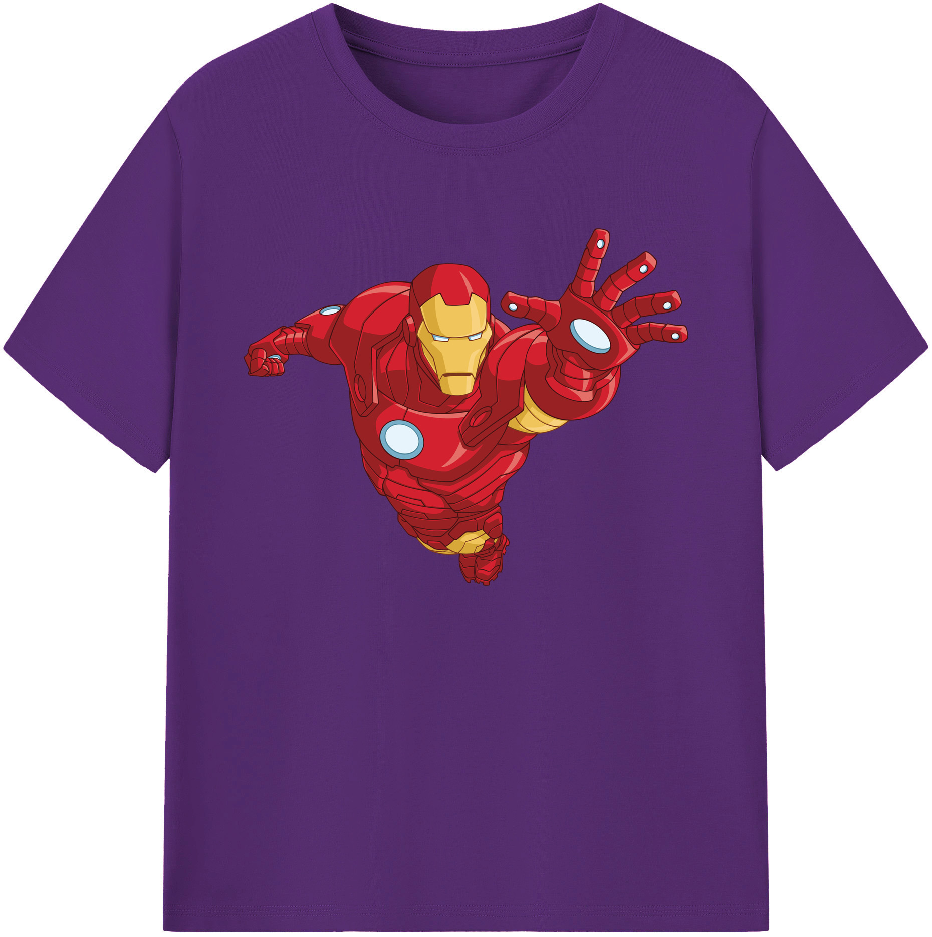 （画像用） アベンジャーズ The Avengers 綿100％ メンズ半袖Tシャツ｜肌触りやわらか＆通気性