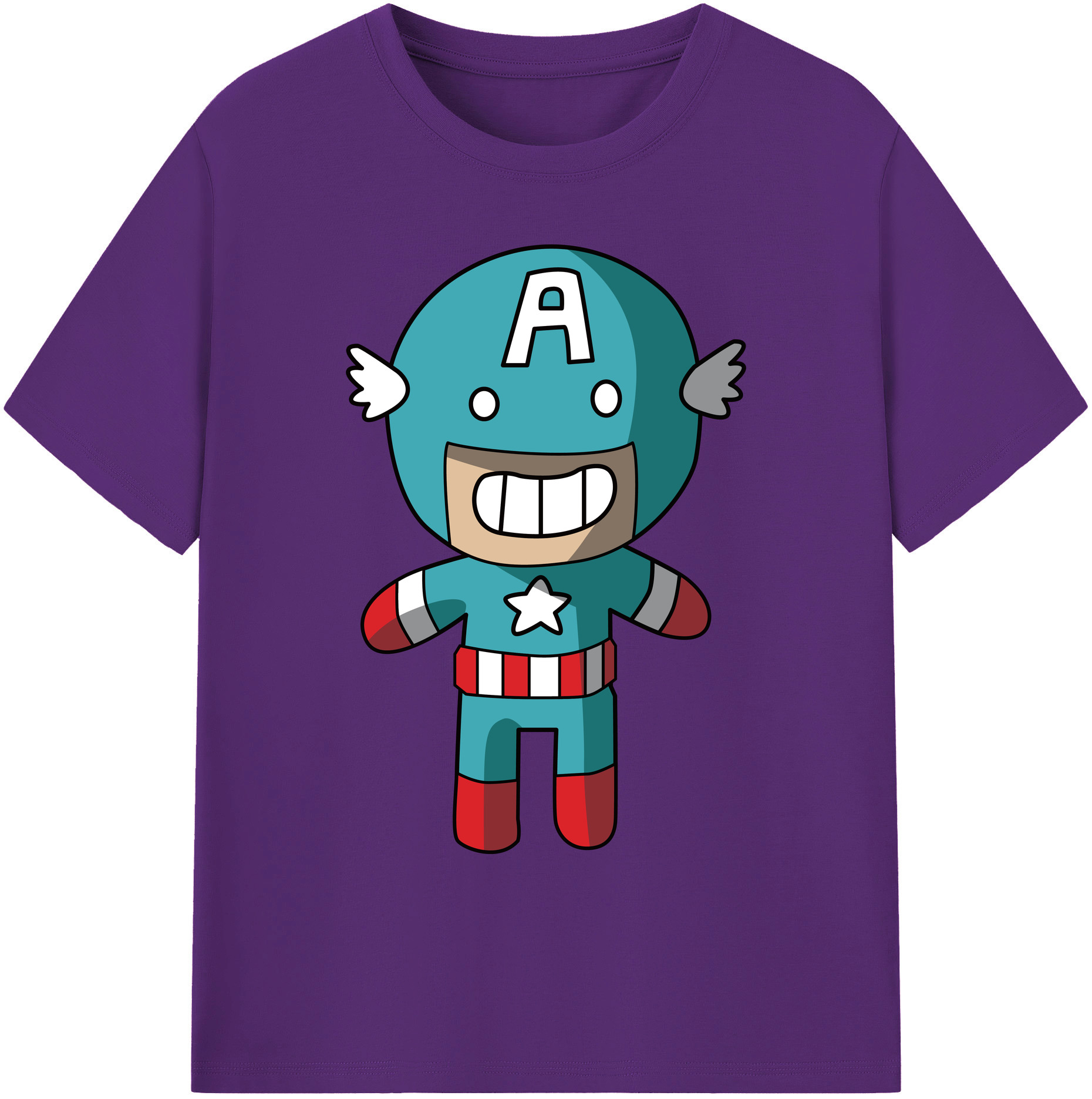 （画像用） アベンジャーズ The Avengers 綿100％ メンズ半袖Tシャツ｜肌触りやわらか＆通気性
