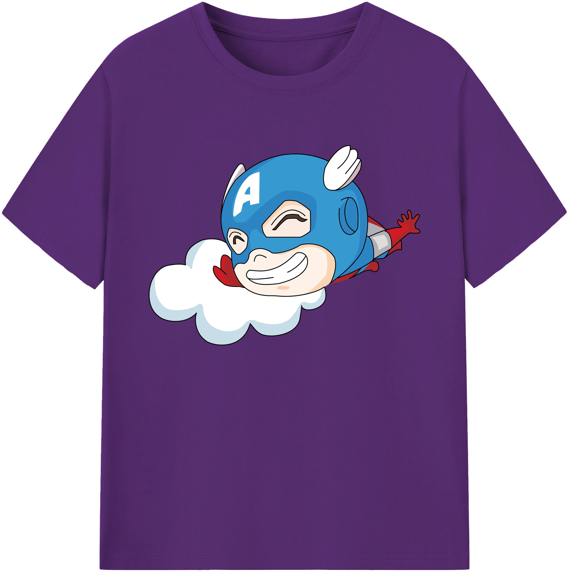 （画像用） アベンジャーズ The Avengers 綿100％ メンズ半袖Tシャツ｜肌触りやわらか＆通気性
