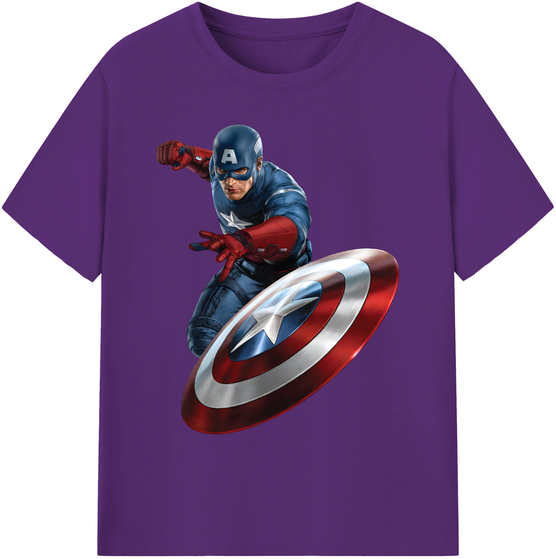 （画像用） アベンジャーズ The Avengers 綿100％ メンズ半袖Tシャツ｜肌触りやわらか＆通気性