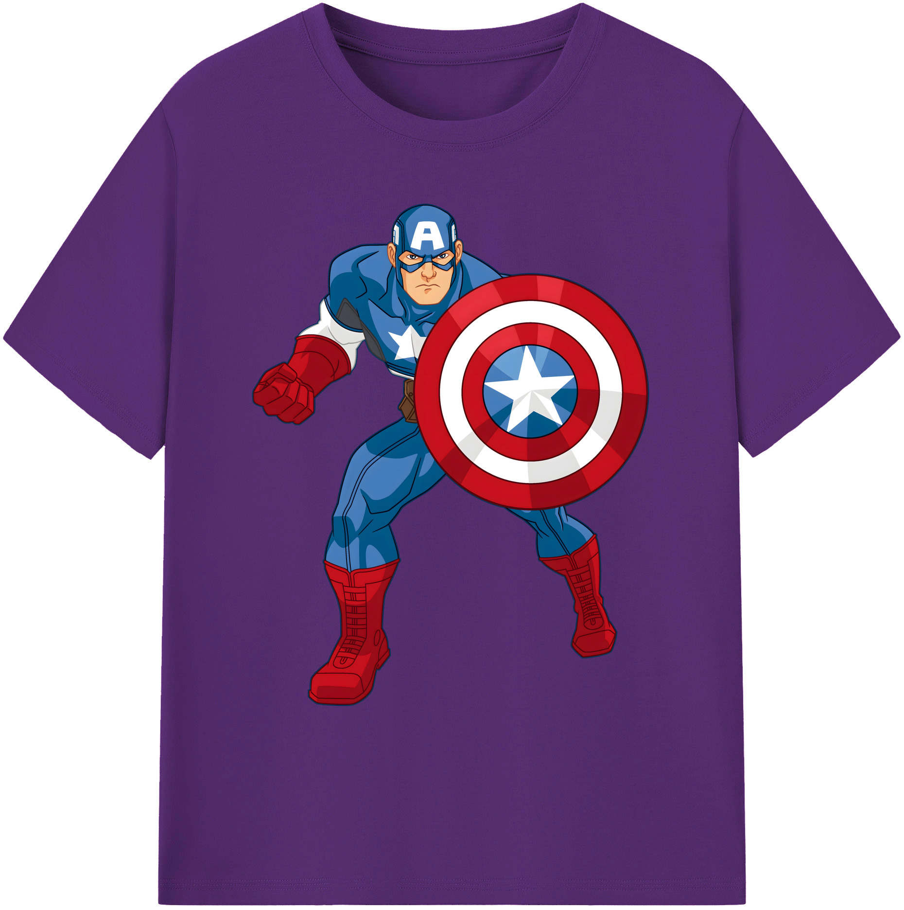 （画像用） アベンジャーズ The Avengers 綿100％ メンズ半袖Tシャツ｜肌触りやわらか＆通気性