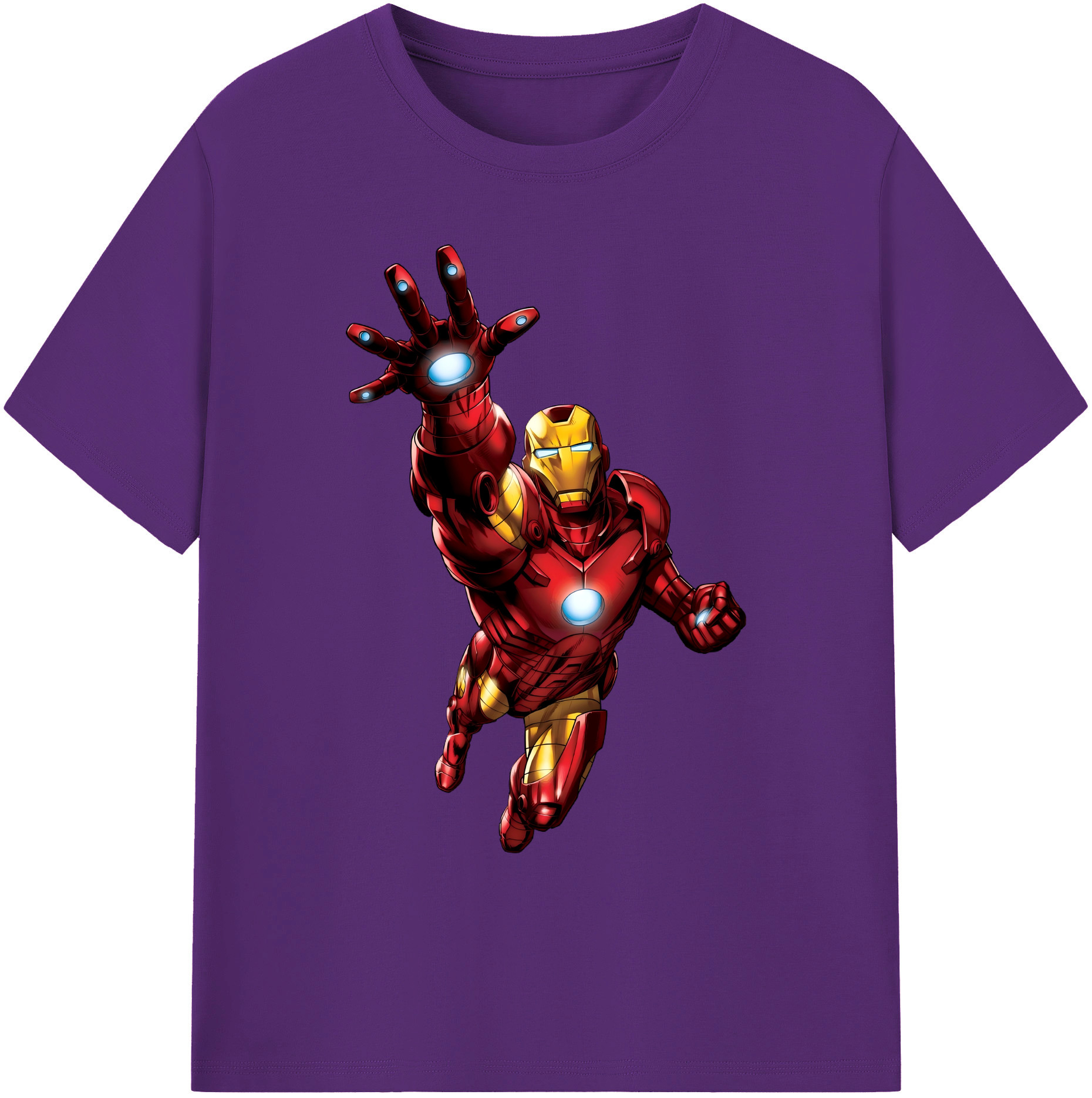 （画像用） アベンジャーズ The Avengers 綿100％ メンズ半袖Tシャツ｜肌触りやわらか＆通気性