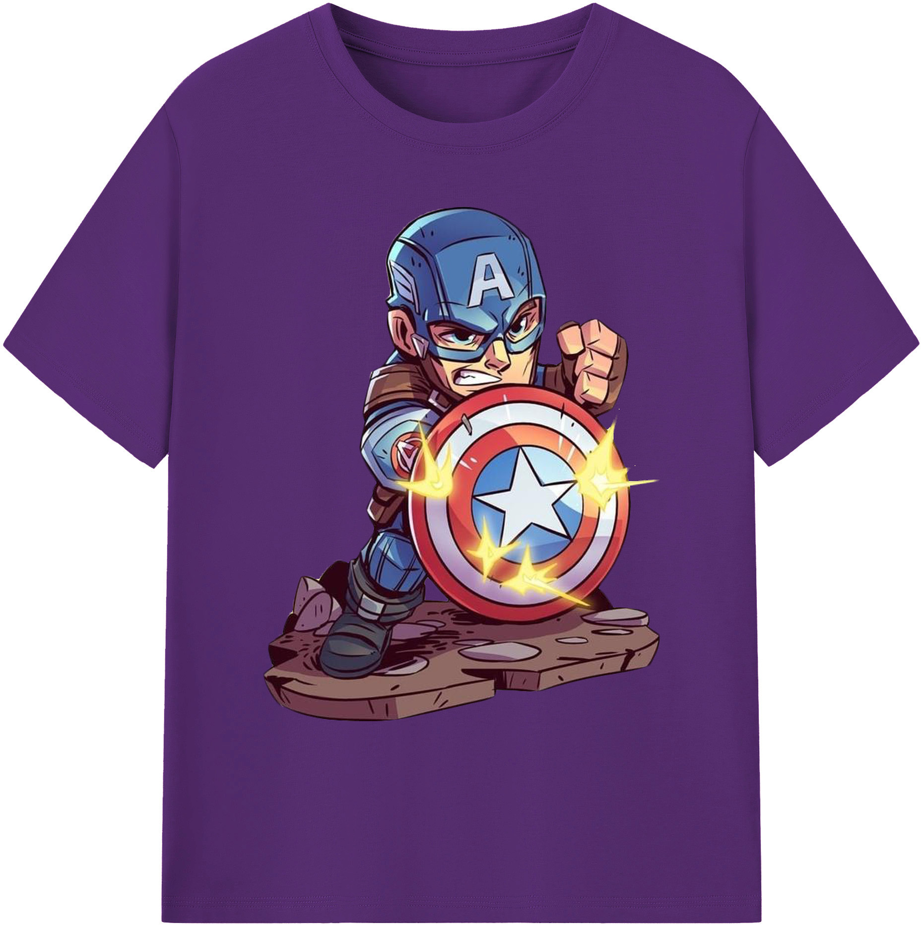 （画像用） アベンジャーズ The Avengers 綿100％ メンズ半袖Tシャツ｜肌触りやわらか＆通気性