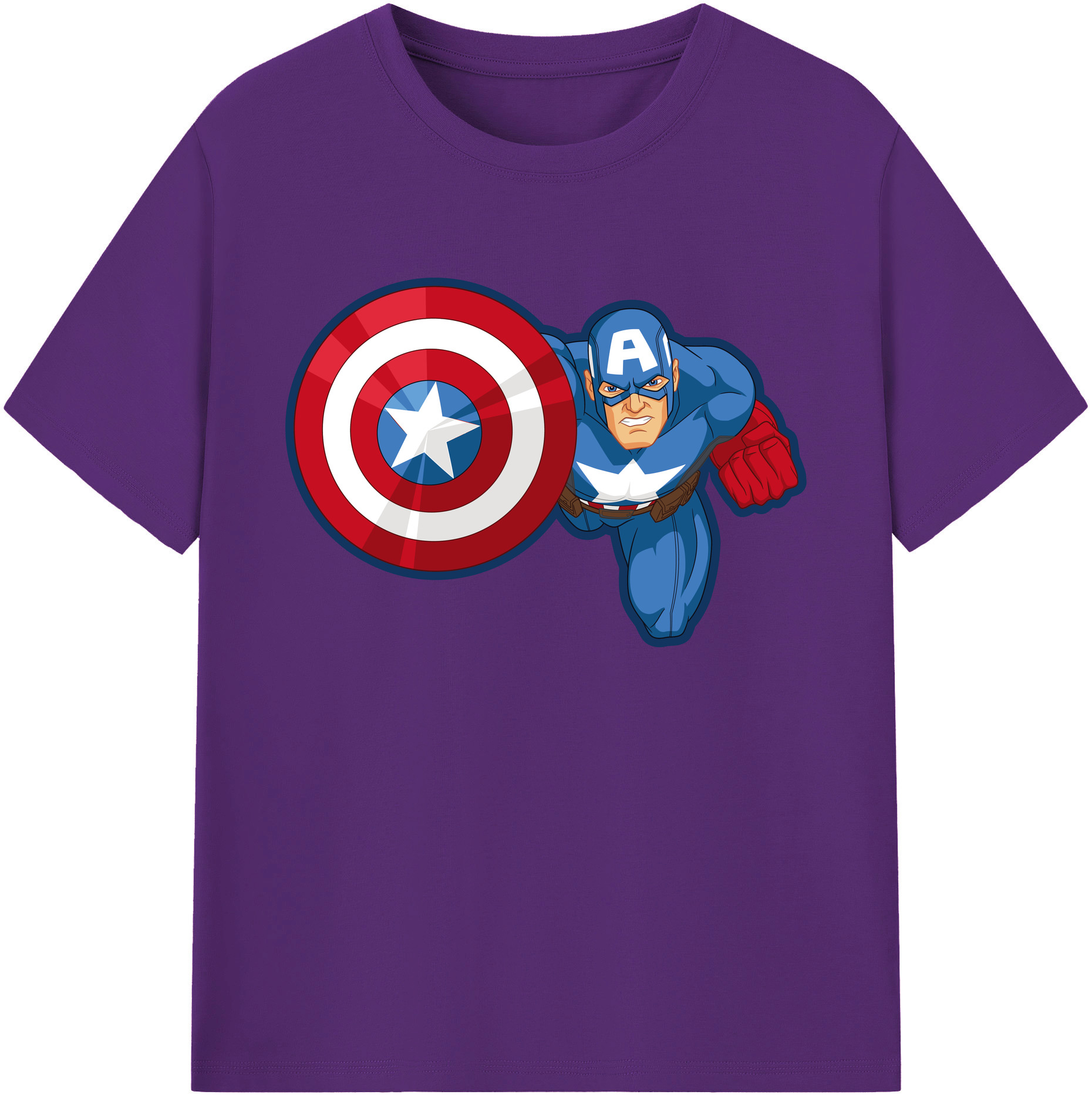 （画像用） アベンジャーズ The Avengers 綿100％ メンズ半袖Tシャツ｜肌触りやわらか＆通気性
