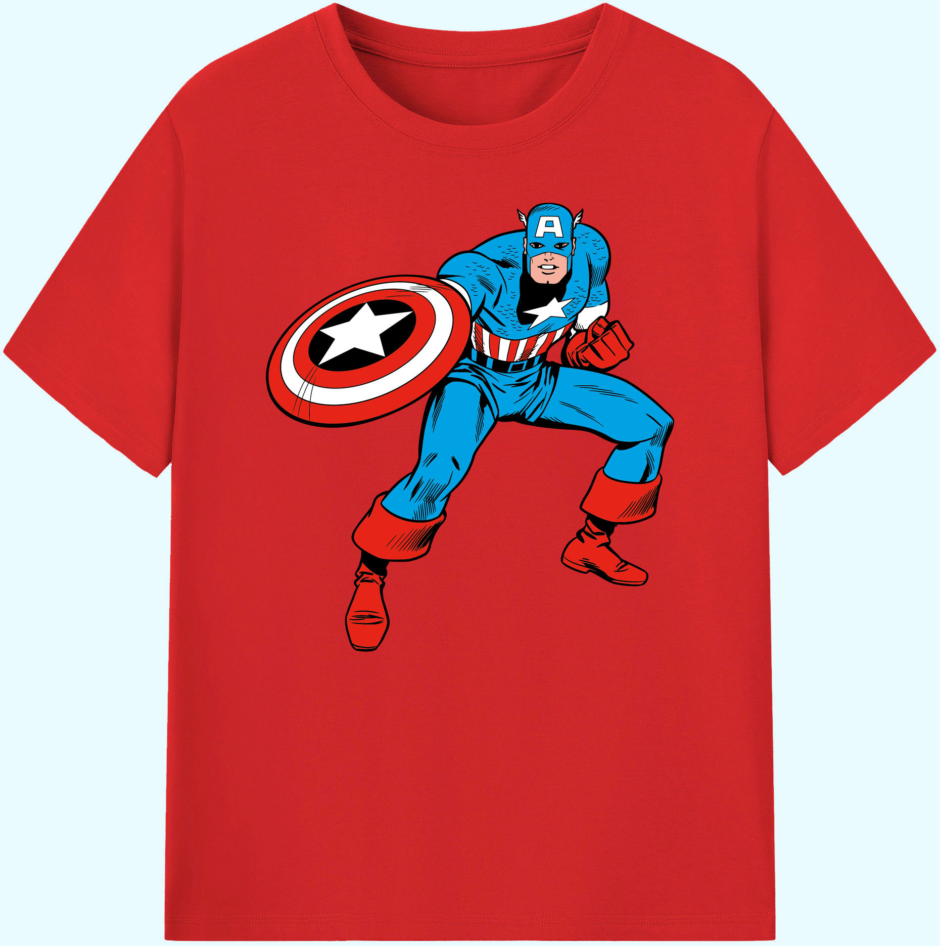 （画像用） アベンジャーズ The Avengers 綿100％ メンズ半袖Tシャツ｜肌触りやわらか＆通気性