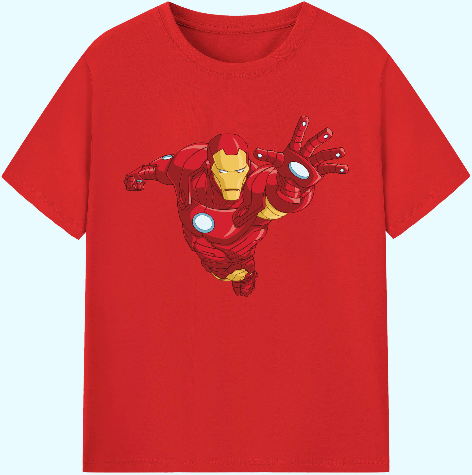 （画像用） アベンジャーズ The Avengers 綿100％ メンズ半袖Tシャツ｜肌触りやわらか＆通気性