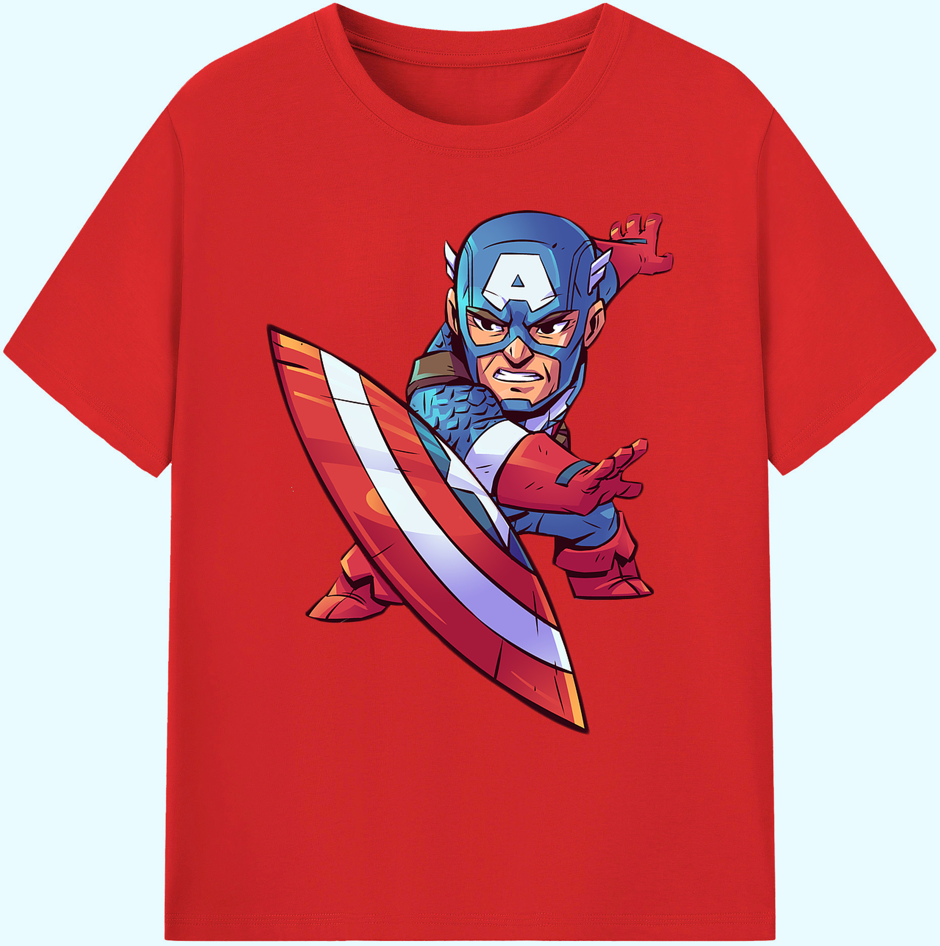 （画像用） アベンジャーズ The Avengers 綿100％ メンズ半袖Tシャツ｜肌触りやわらか＆通気性