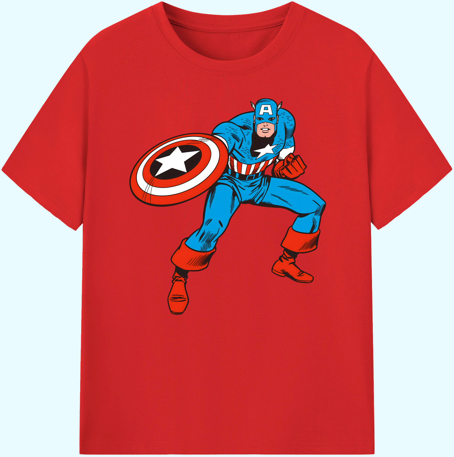 （画像用） アベンジャーズ The Avengers 綿100％ メンズ半袖Tシャツ｜肌触りやわらか＆通気性