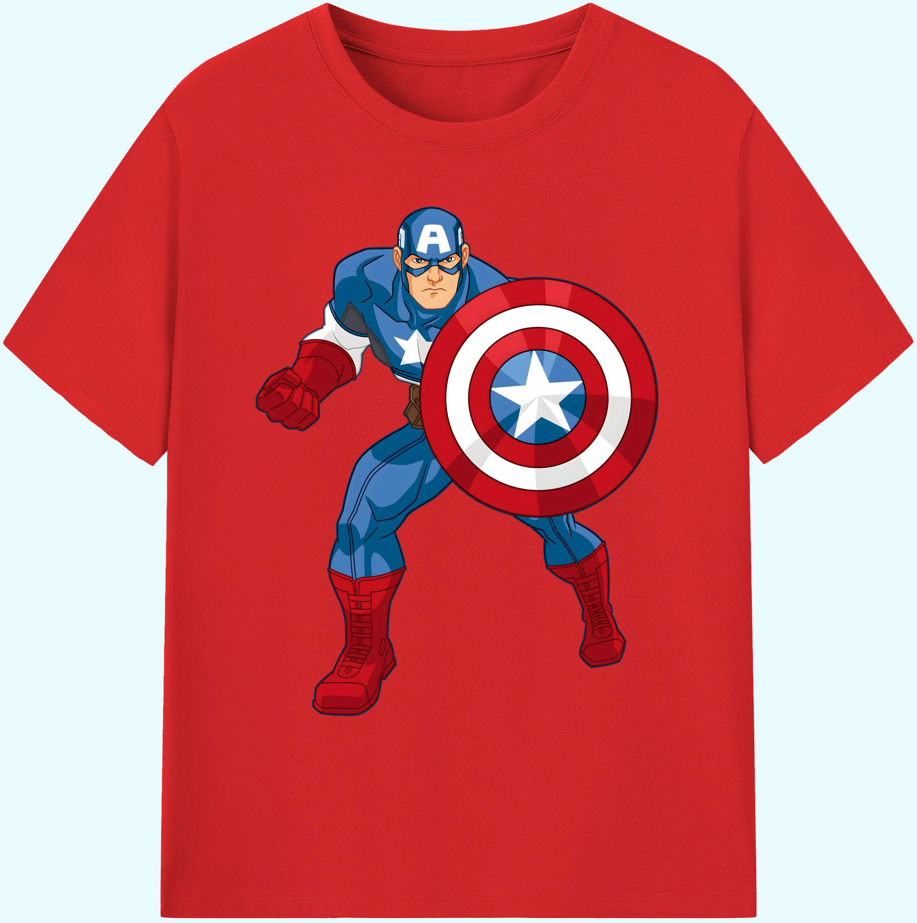 （画像用） アベンジャーズ The Avengers 綿100％ メンズ半袖Tシャツ｜肌触りやわらか＆通気性