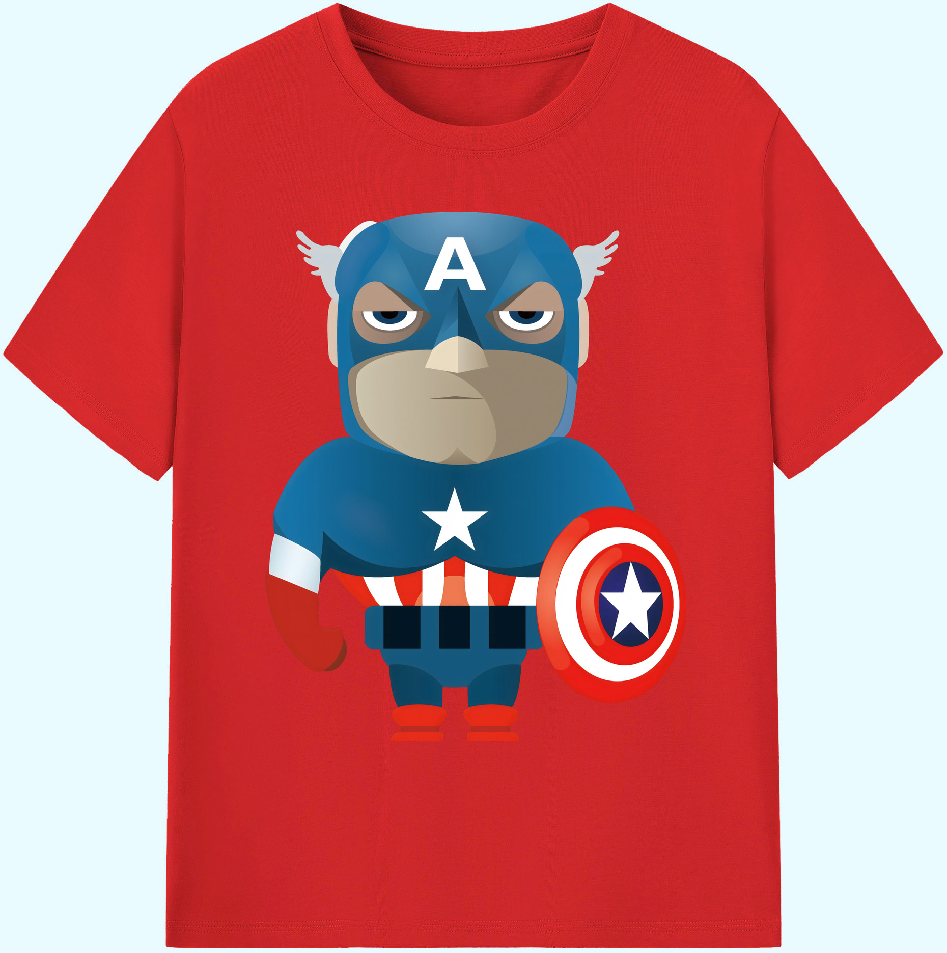 （画像用） アベンジャーズ The Avengers 綿100％ メンズ半袖Tシャツ｜肌触りやわらか＆通気性