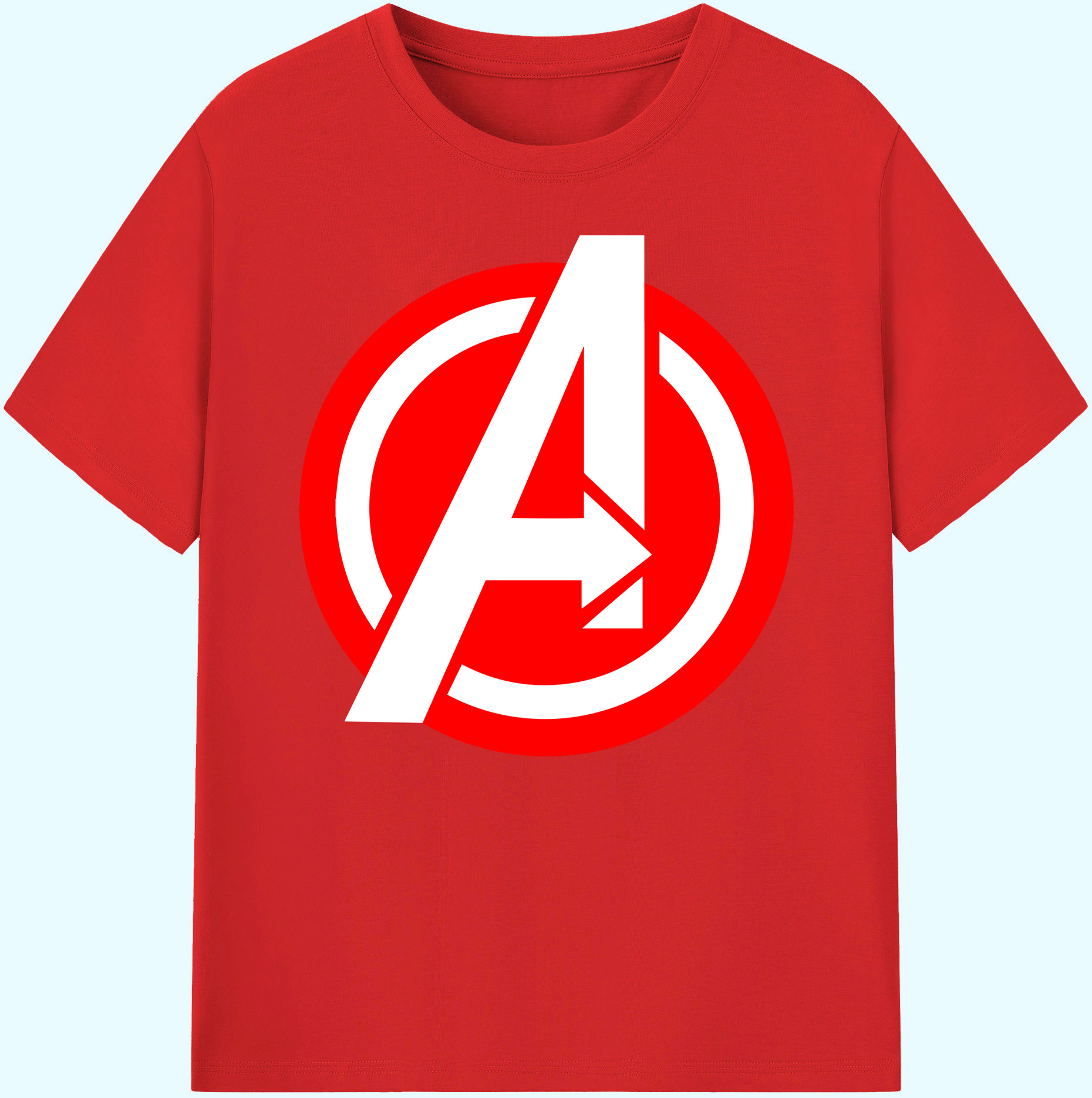 （画像用） アベンジャーズ The Avengers 綿100％ メンズ半袖Tシャツ｜肌触りやわらか＆通気性