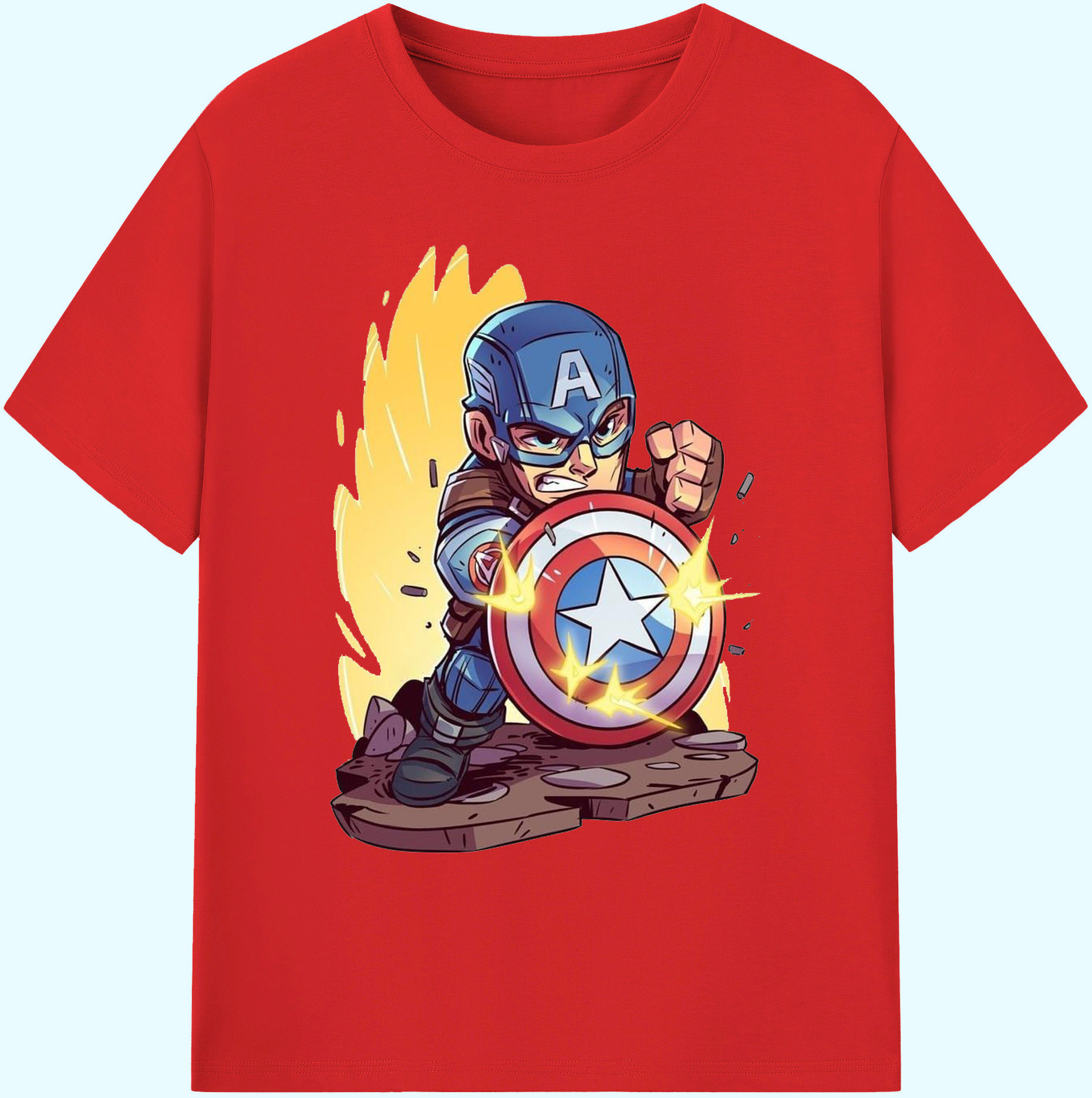 （画像用） アベンジャーズ The Avengers 綿100％ メンズ半袖Tシャツ｜肌触りやわらか＆通気性