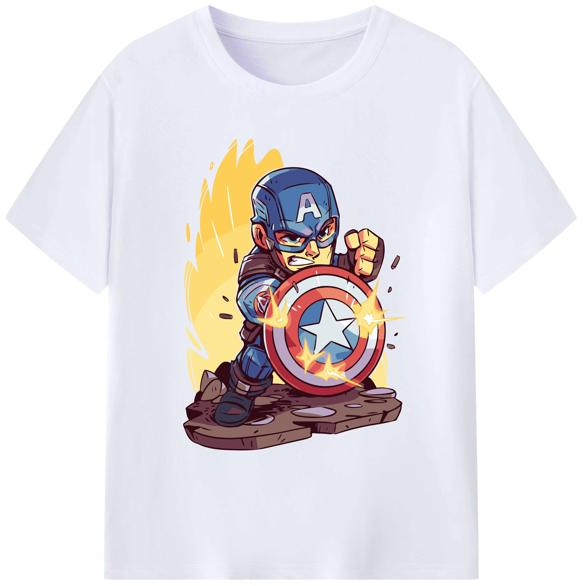 （画像用） アベンジャーズ The Avengers 綿100％ メンズ半袖Tシャツ｜肌触りやわらか＆通気性