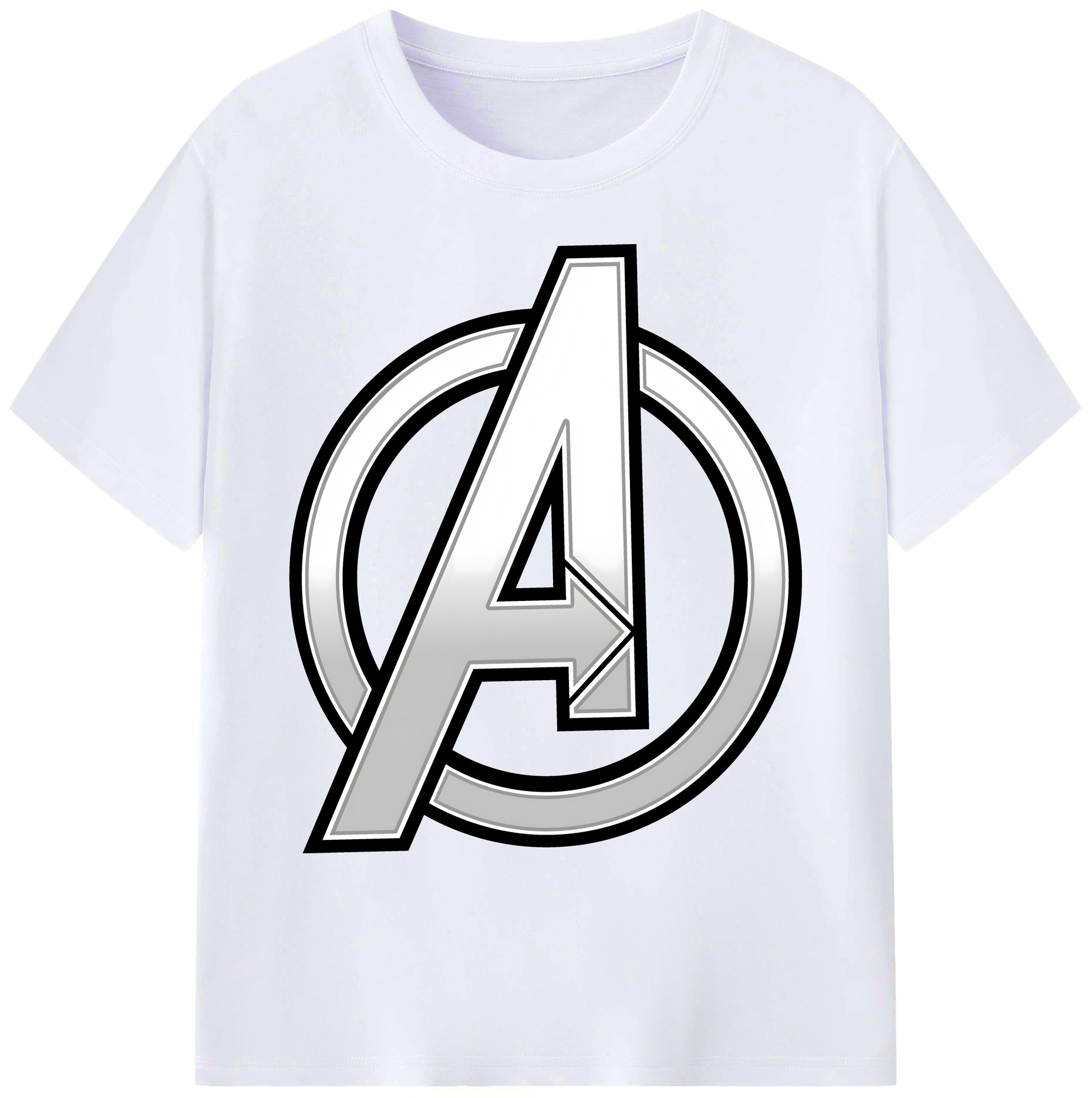 （画像用） アベンジャーズ The Avengers 綿100％ メンズ半袖Tシャツ｜肌触りやわらか＆通気性